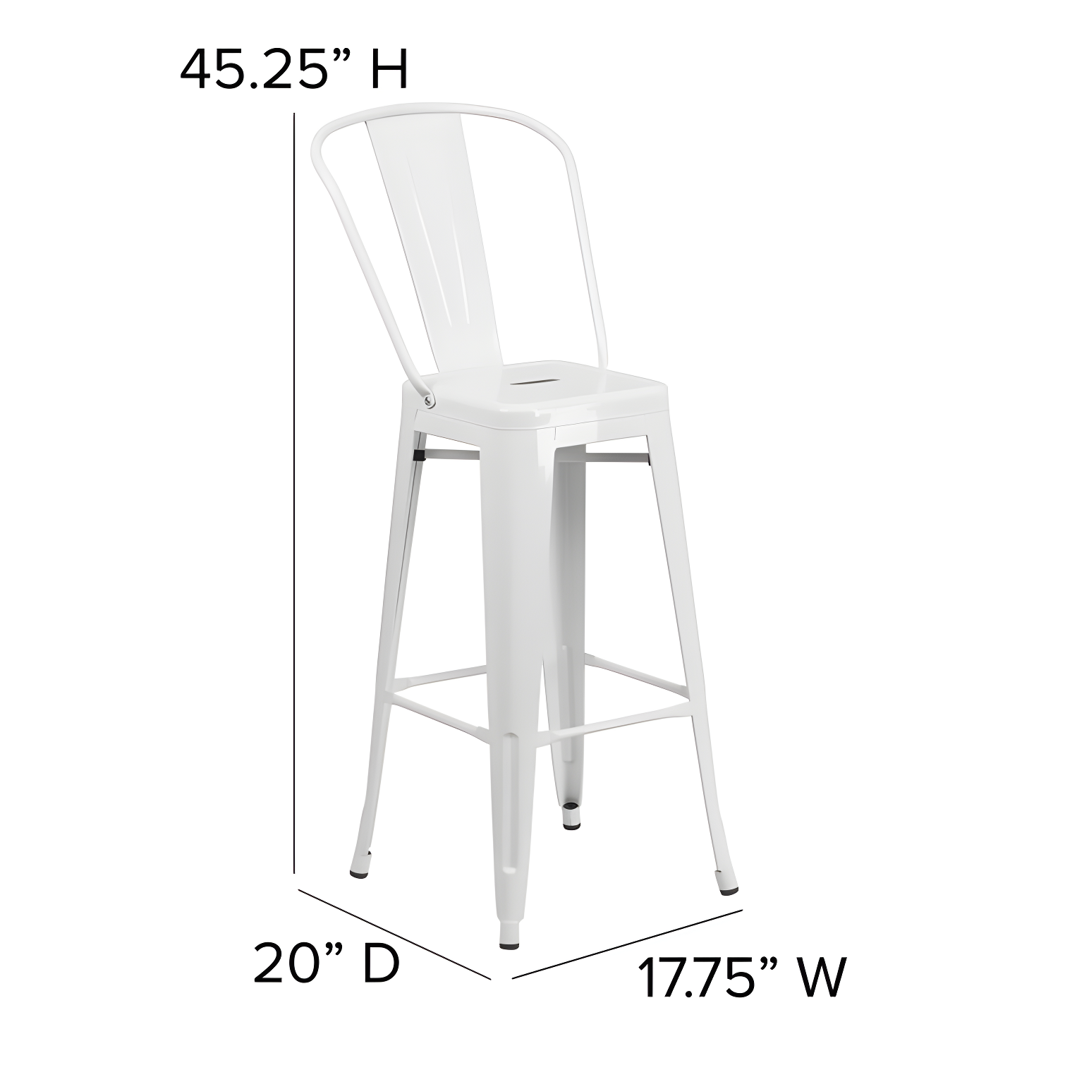 Metal Outdoor Stool