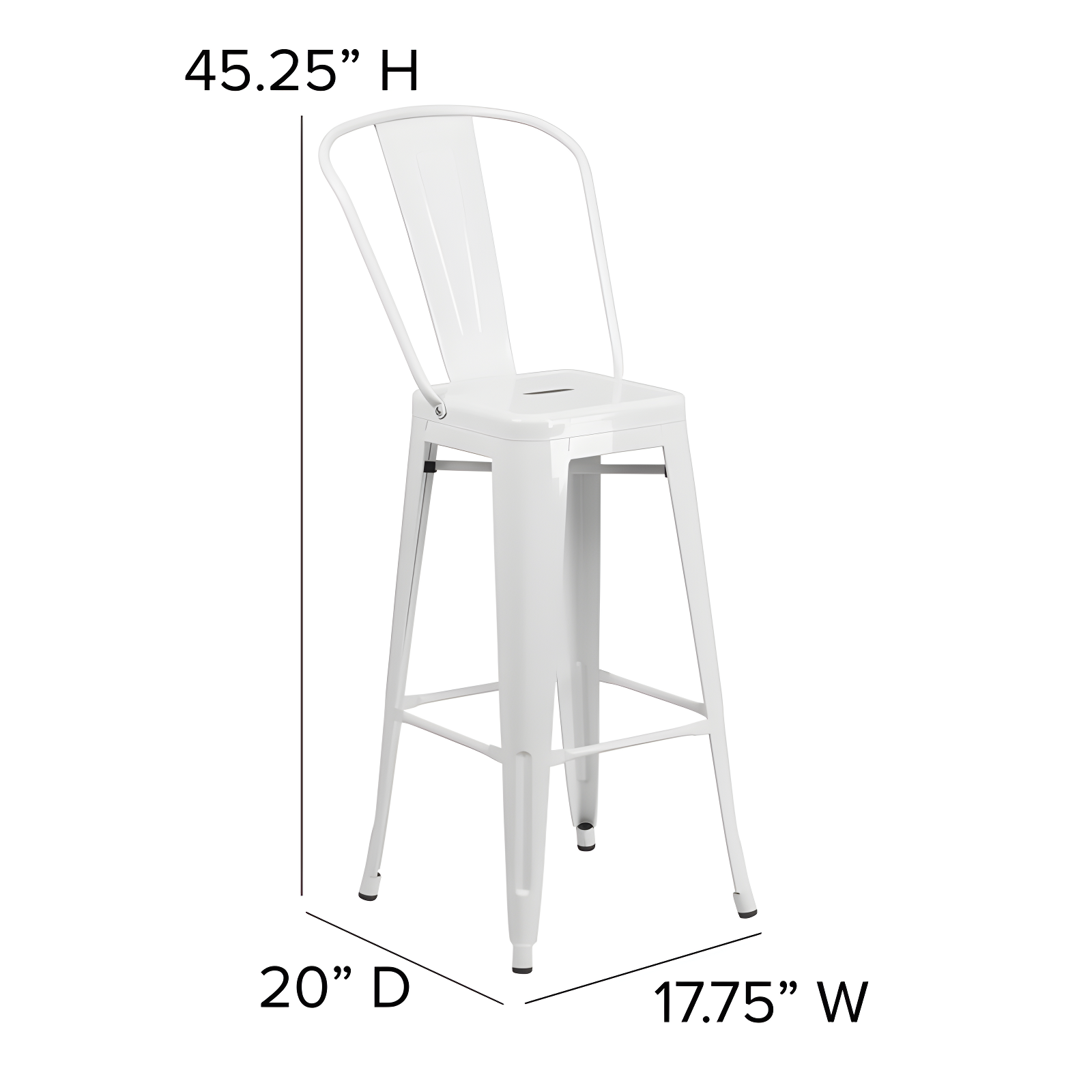 Metal Outdoor Stool