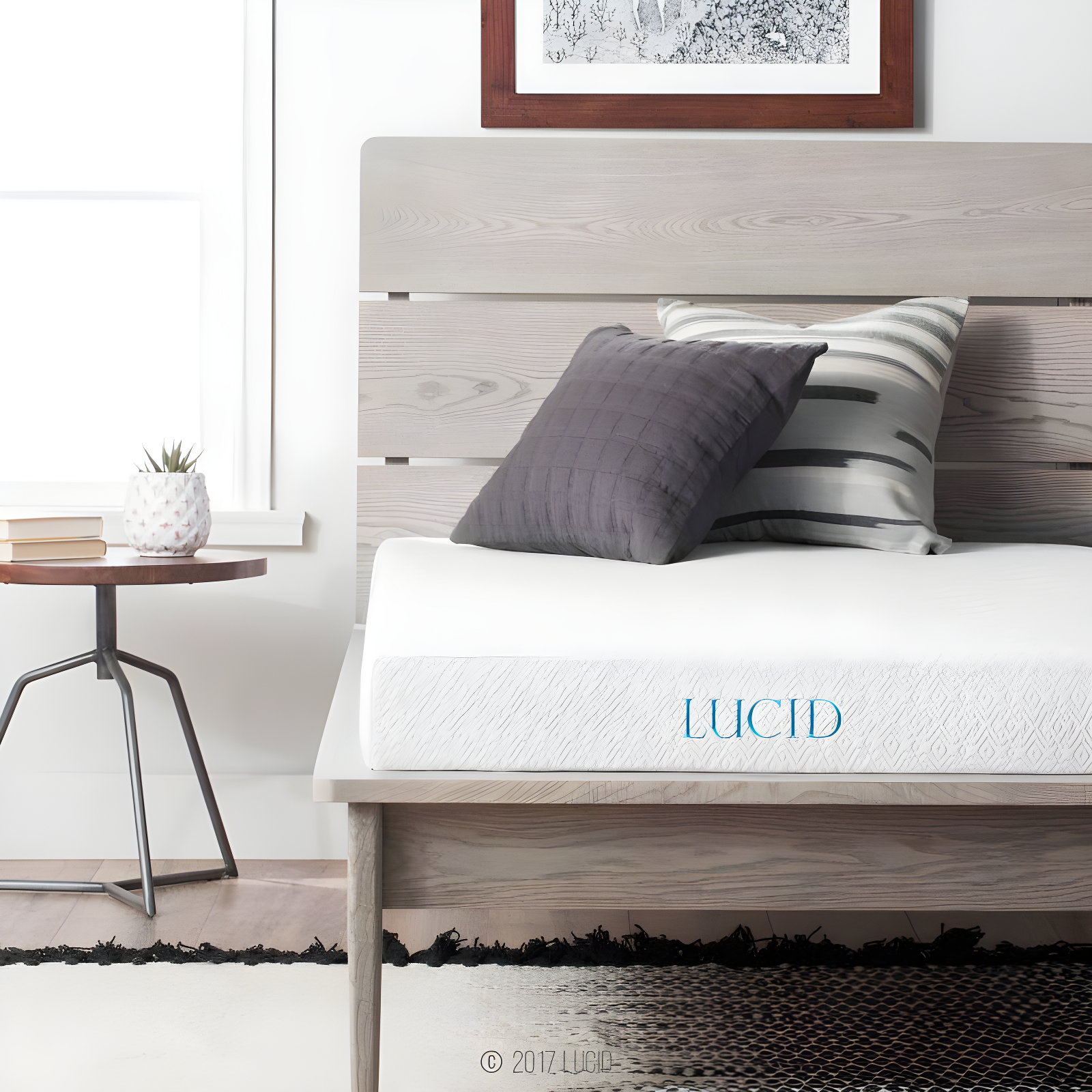 LUCID Firm Cooling Gel infused Memory Foam Mattresses