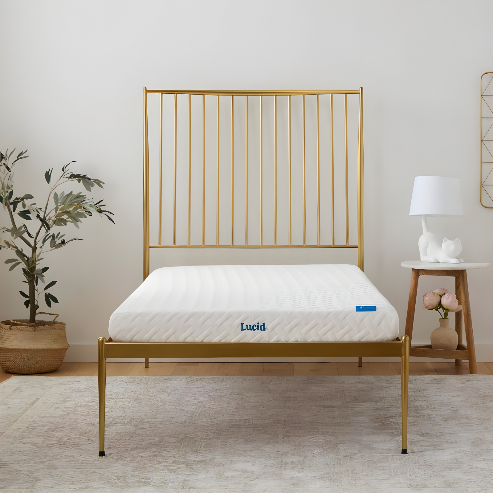 LUCID Firm Cooling Gel infused Memory Foam Mattresses
