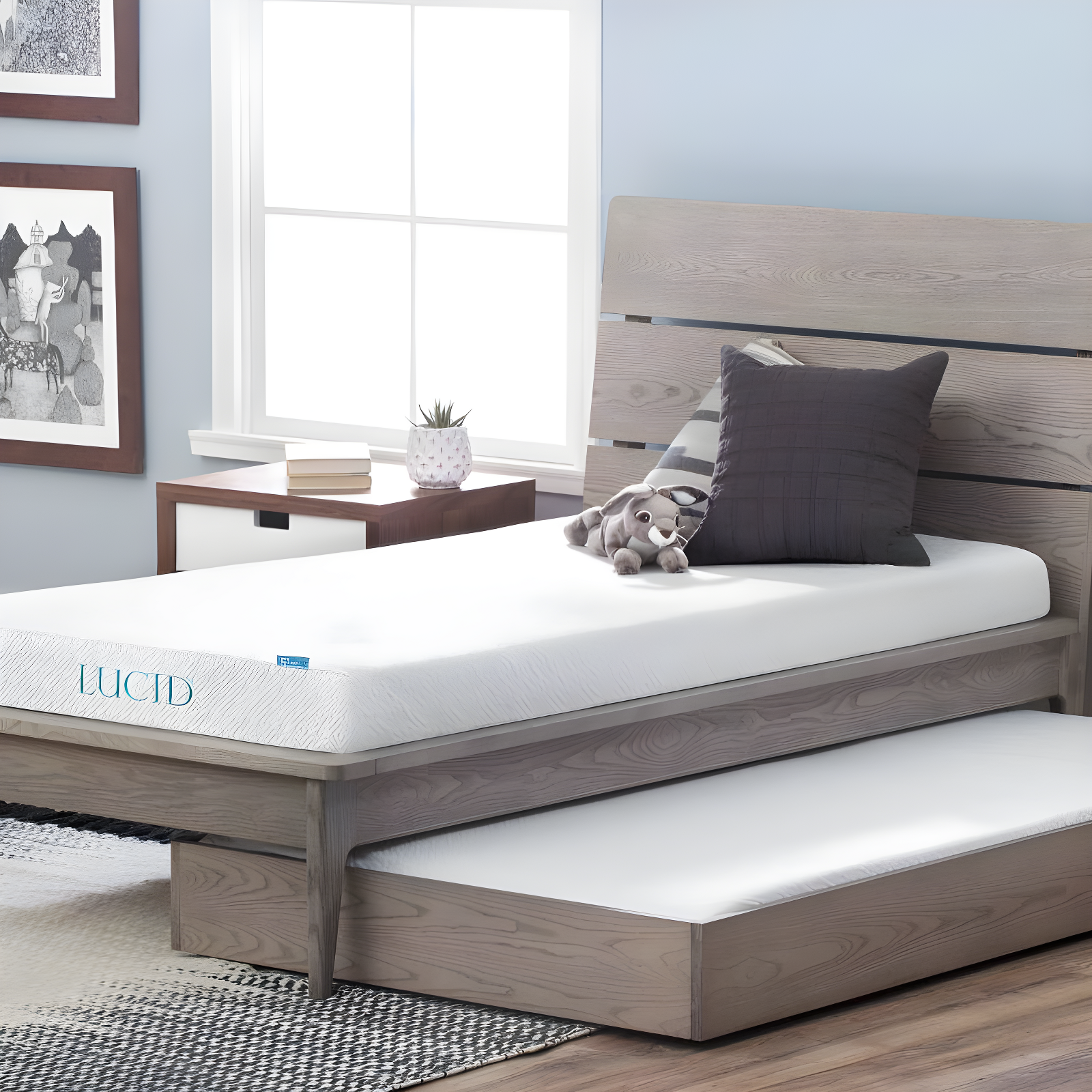 LUCID Firm Cooling Gel infused Memory Foam Mattresses