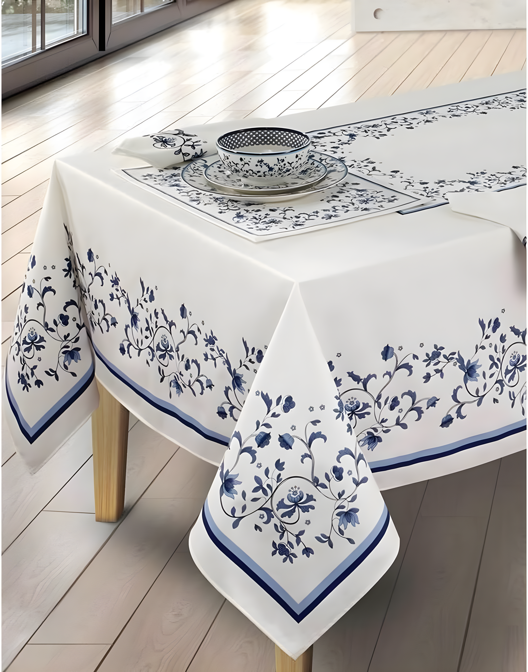 Spode® Blue Portofino 4-Pack Napkin Set