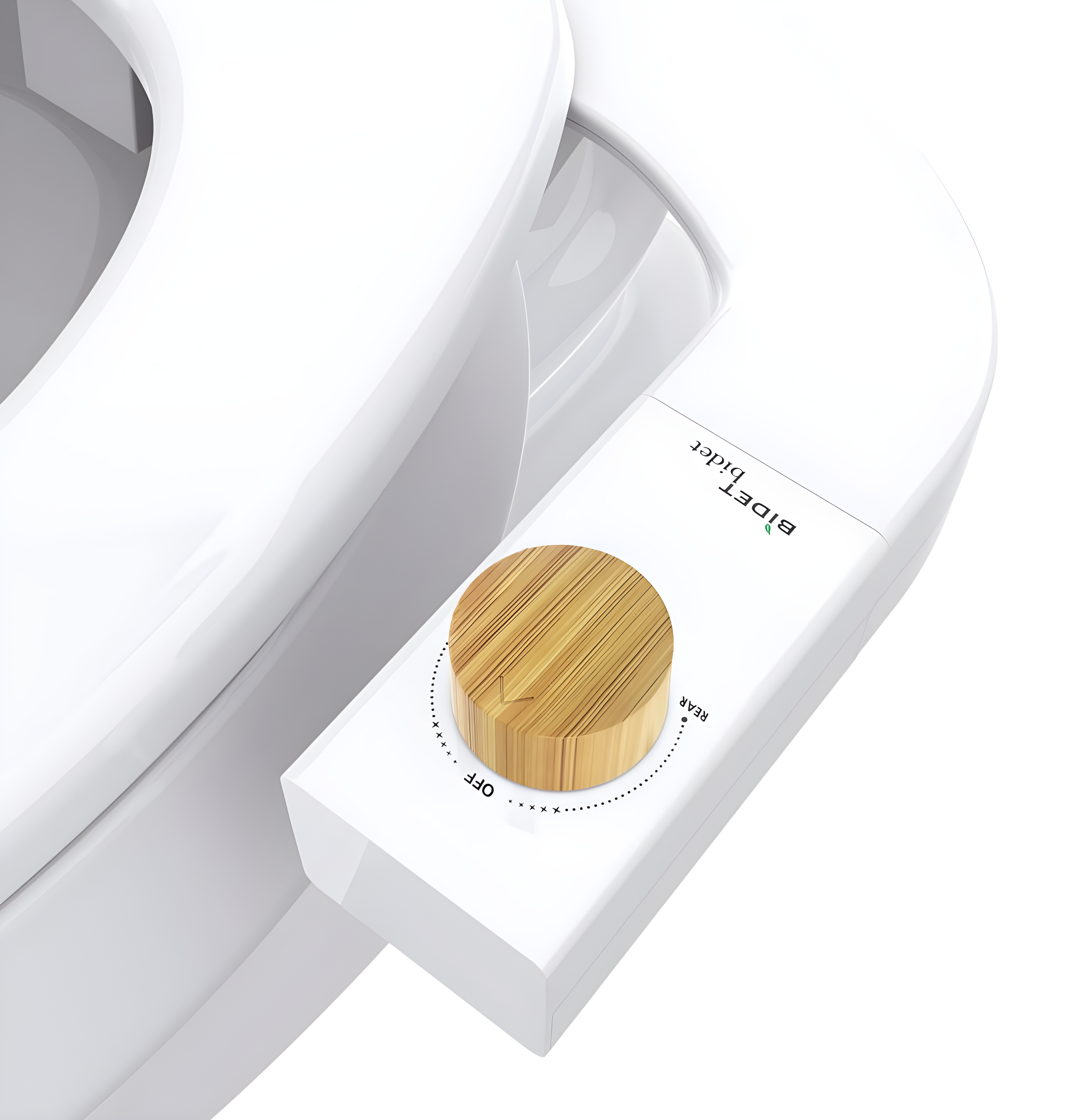 Reversible Left/Right Ultra Slim Cold Water Bidet Attachment