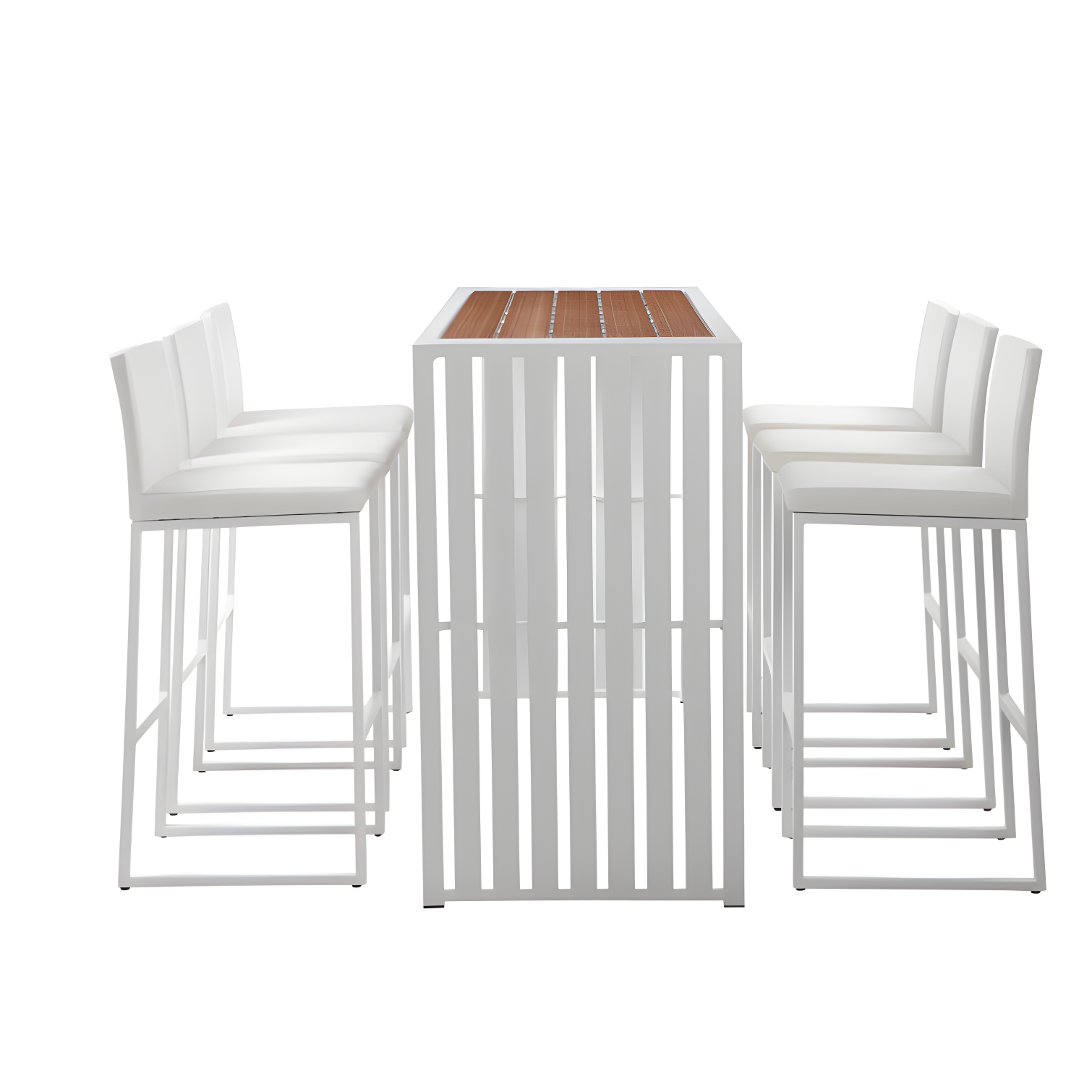 Jarrod 71'' Rectangular 6 - Person Outdoor Dining Set
