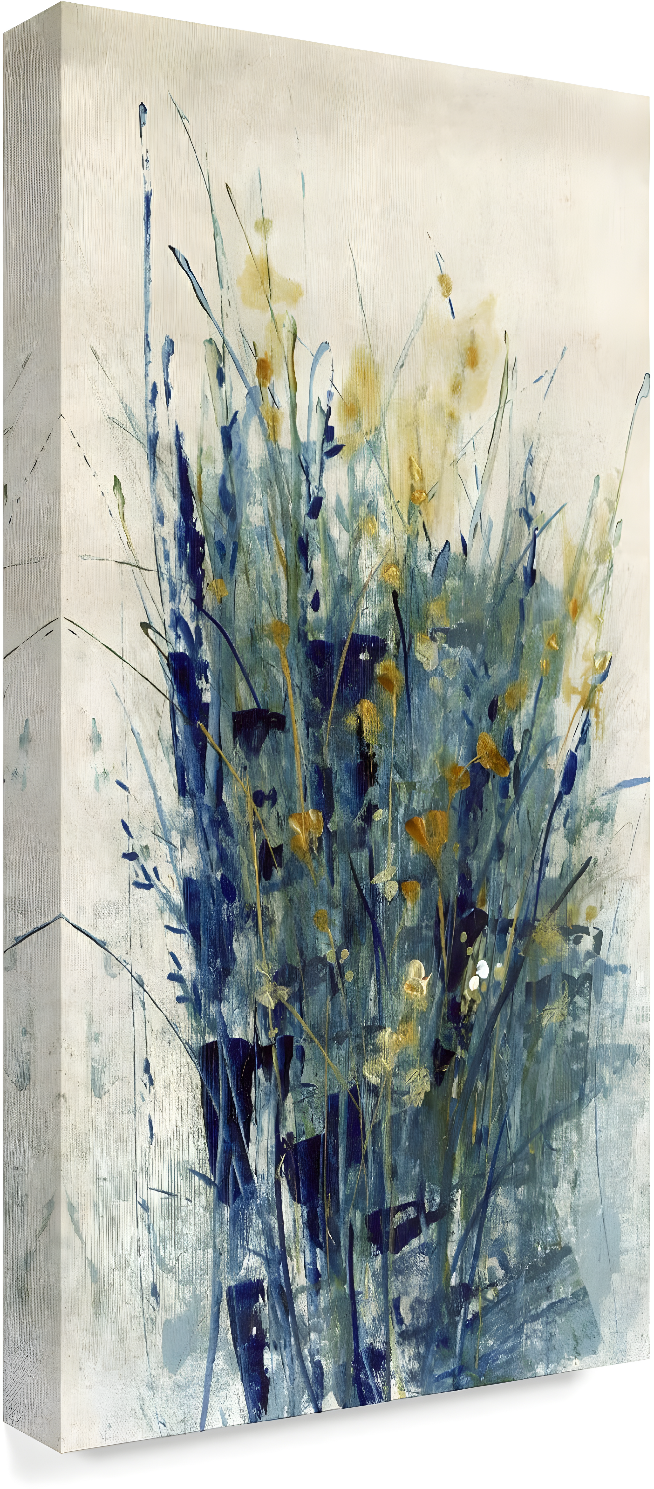 Trademark Fine Art -Tim Otoole 'Indigo Floral Ii' Canvas Art