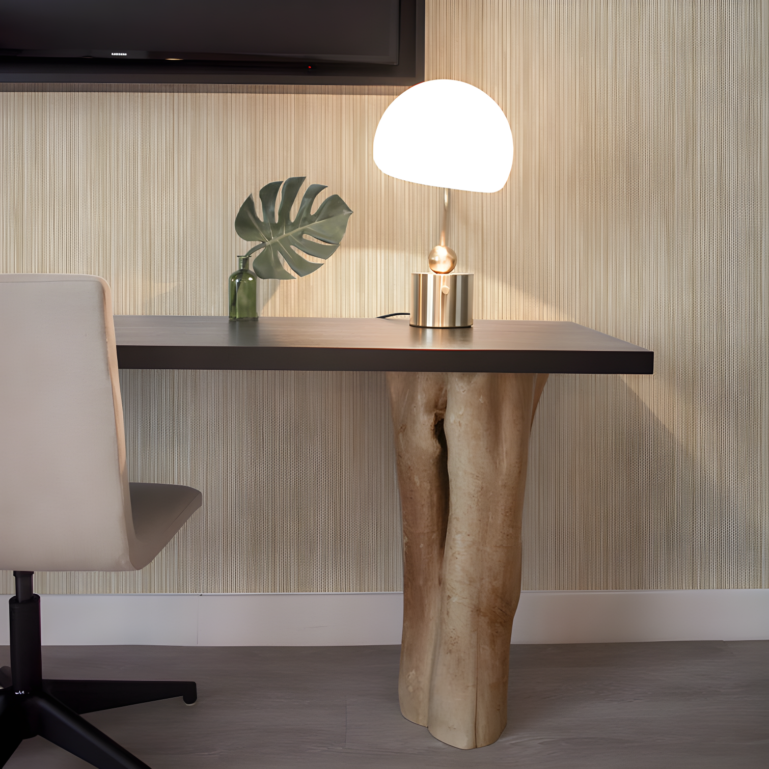 Tempaper & Co.® Faux Grasscloth Removable Peel and Stick Wallpaper, Textured Sand, 28 sq. ft.: Vinyl, Self-Adhesive, Beige