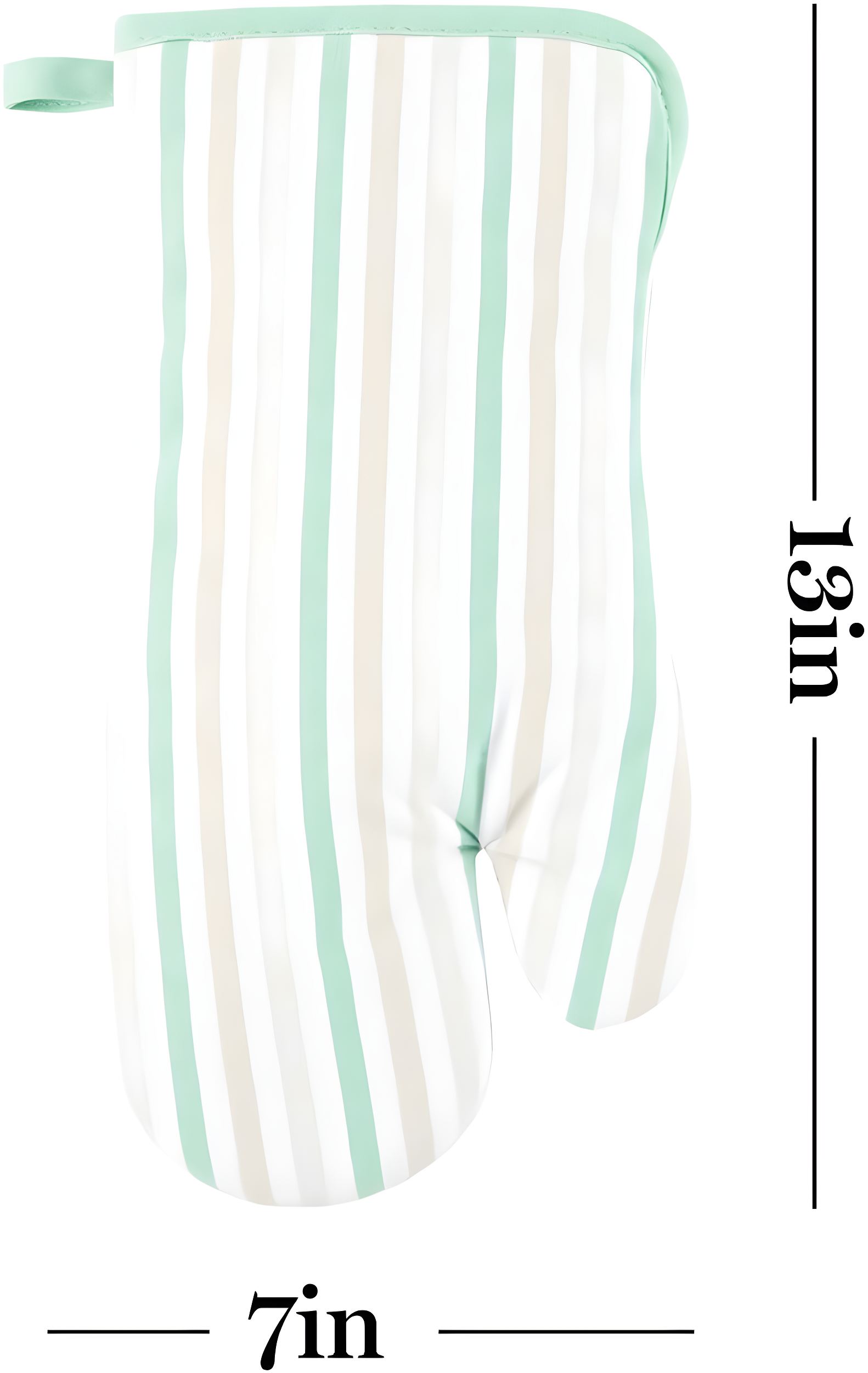 Martha Stewart Martha Stewart Daisy Stripe Oven Mitt (Set of 2)
