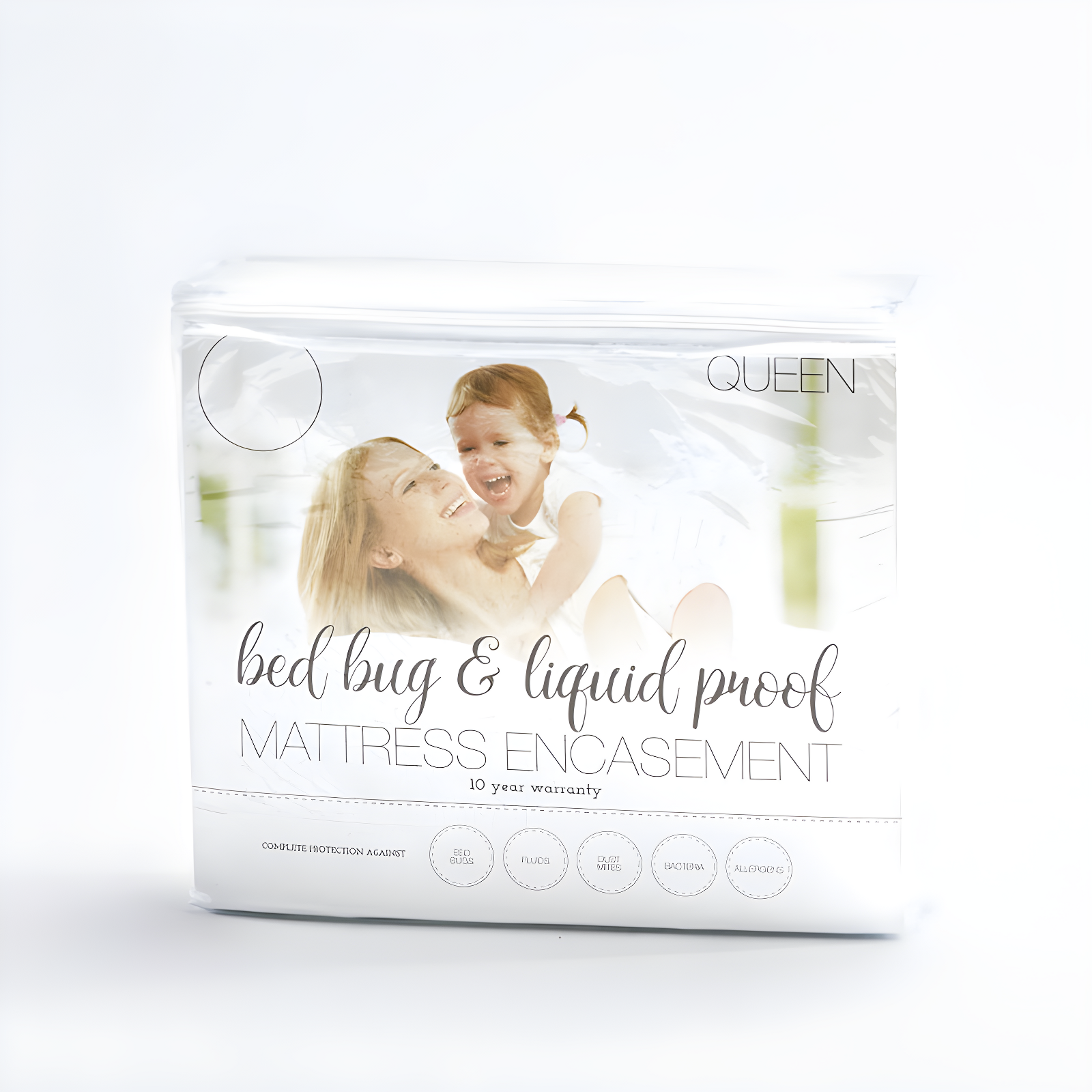 Waterproof Zipper Mattress Protector Case Pack