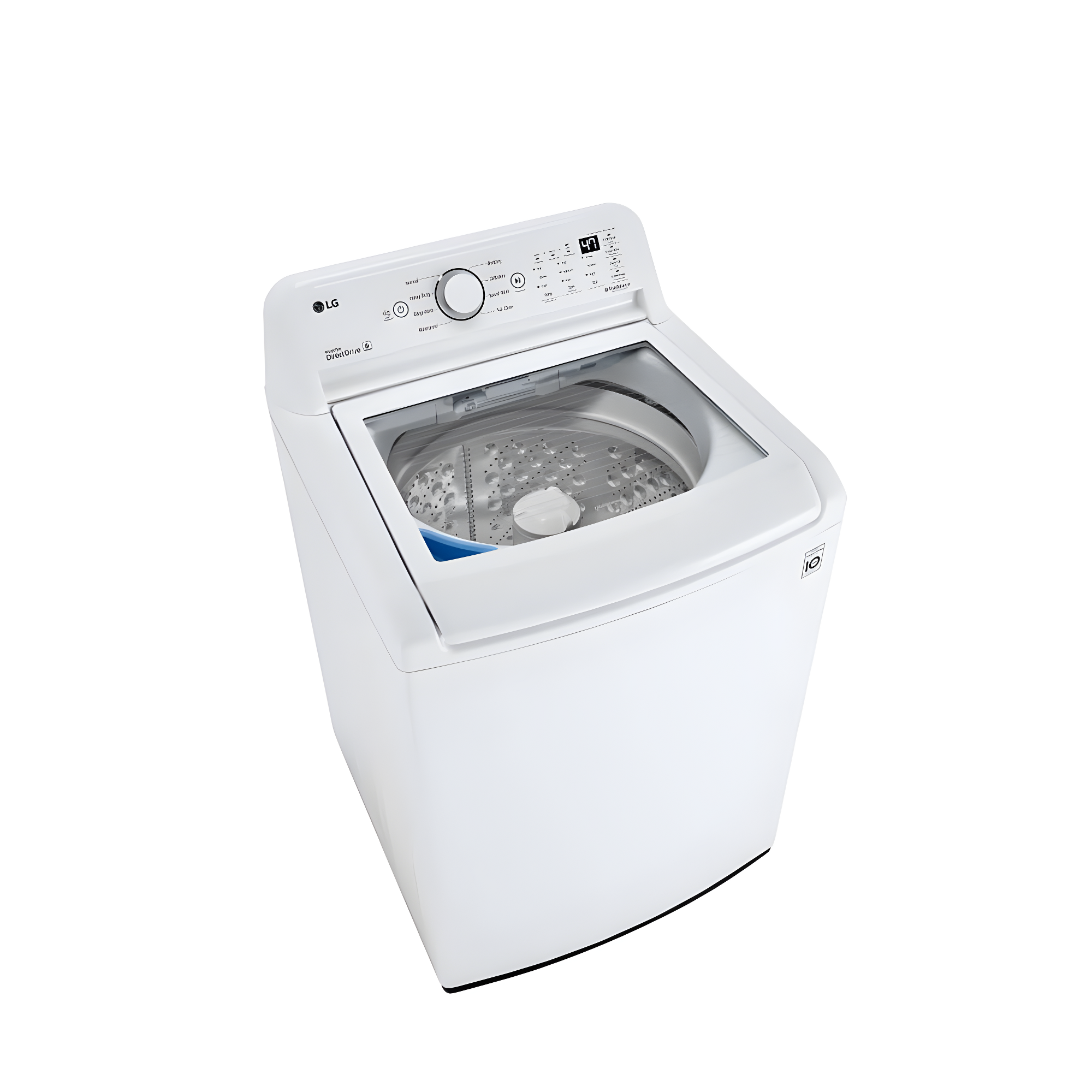 LG 4.3 cu. ft. Ultra Large Capacity Top Load Washer with 4-Way Agitator & TurboDrum Technology, White