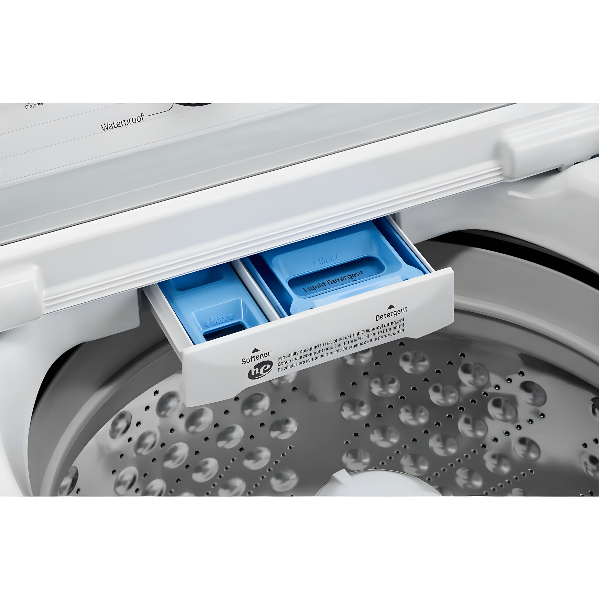 LG 4.3 cu. ft. Ultra Large Capacity Top Load Washer with 4-Way Agitator & TurboDrum Technology, White