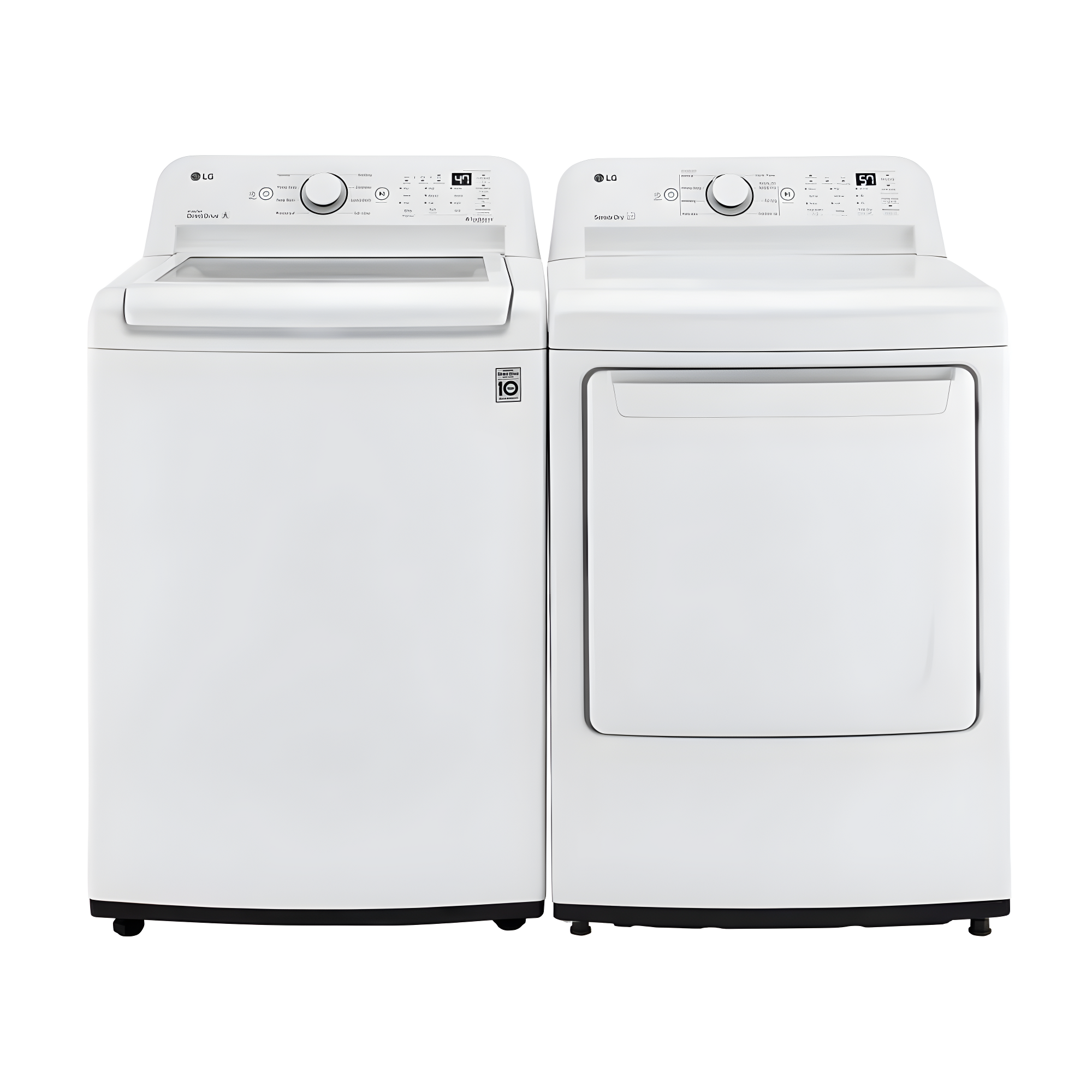 LG 4.3 cu. ft. Ultra Large Capacity Top Load Washer with 4-Way Agitator & TurboDrum Technology, White