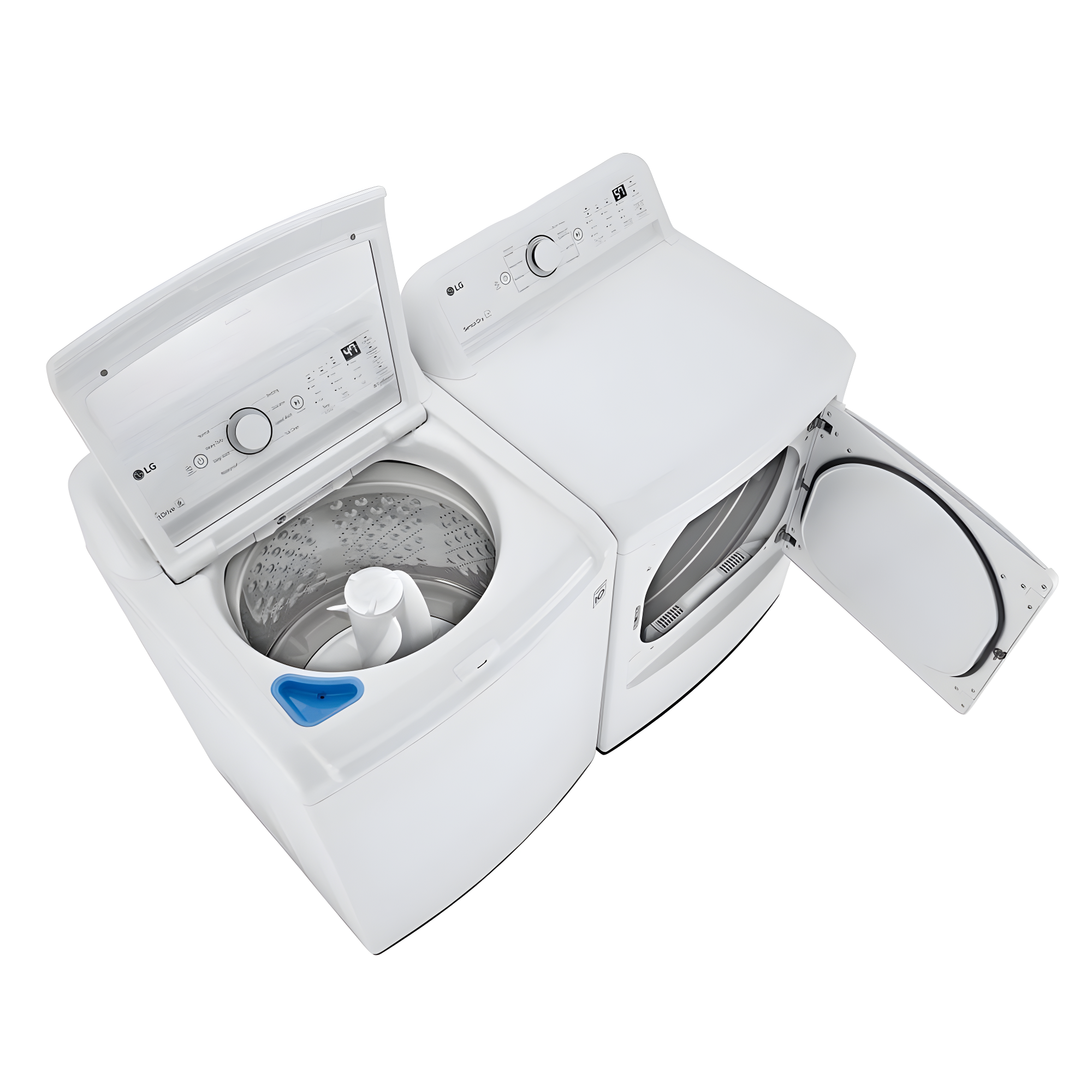 LG 4.3 cu. ft. Ultra Large Capacity Top Load Washer with 4-Way Agitator & TurboDrum Technology, White