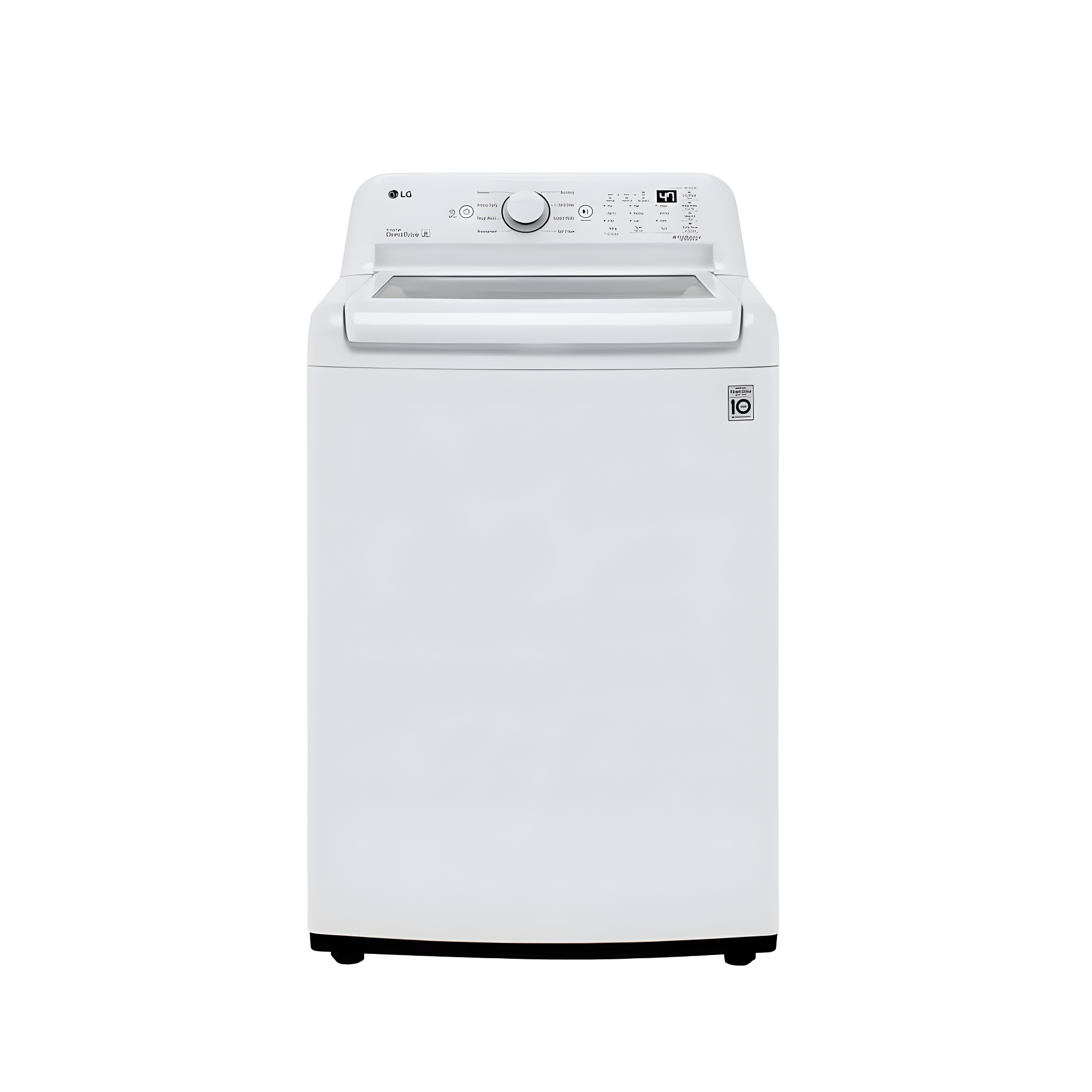 LG 4.3 cu. ft. Ultra Large Capacity Top Load Washer with 4-Way Agitator & TurboDrum Technology, White