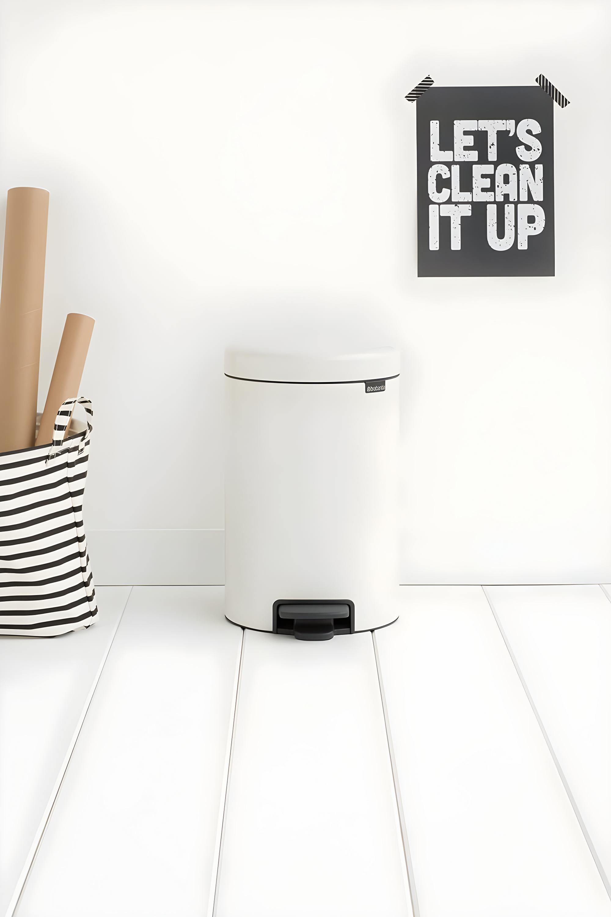 Brabantia Newicon Step On Trash Can, 3.2 Gallon (12 Liter)
