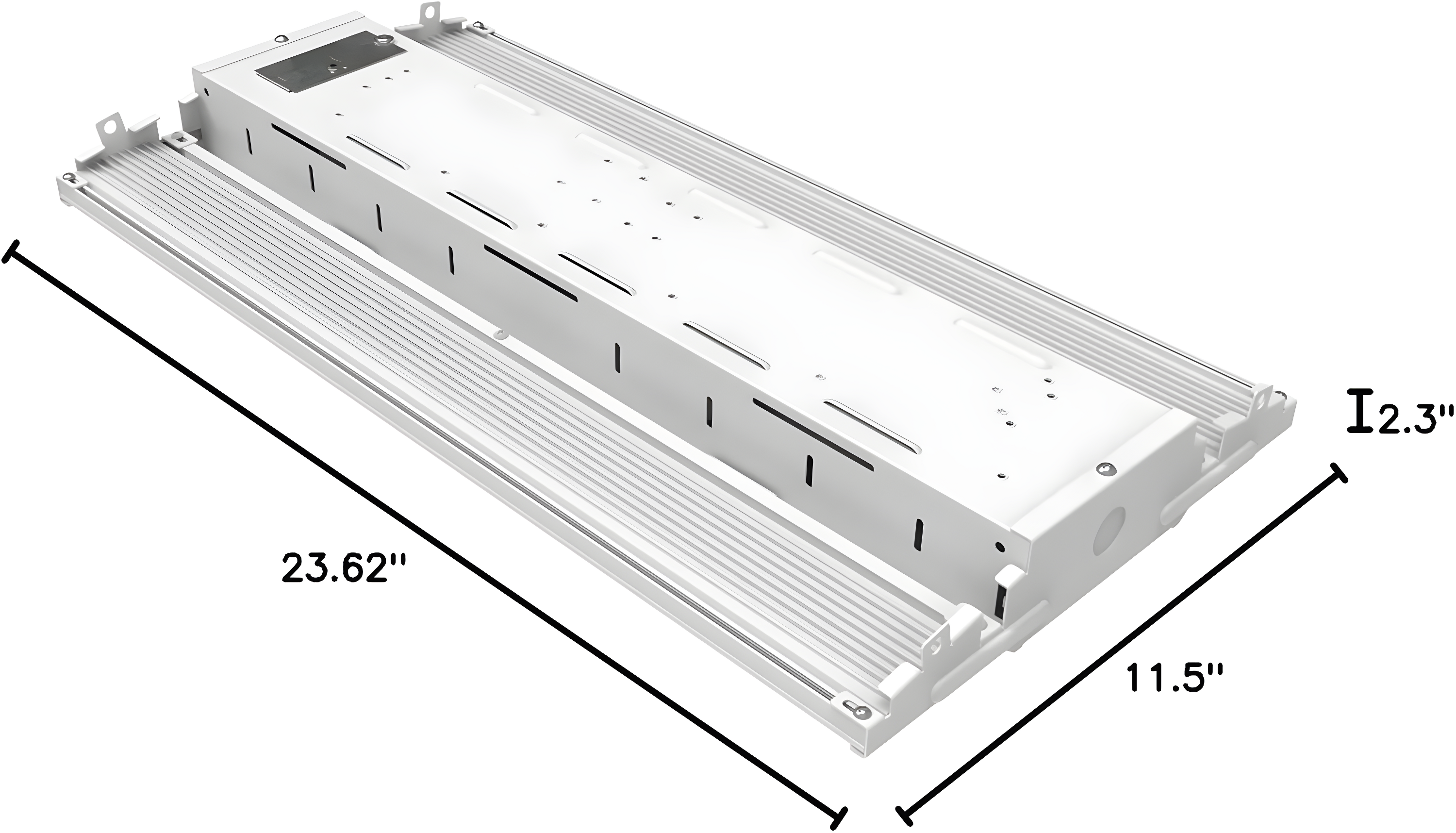 Lithonia Lighting Dimmable Rectangle High Bay Ceiling Light