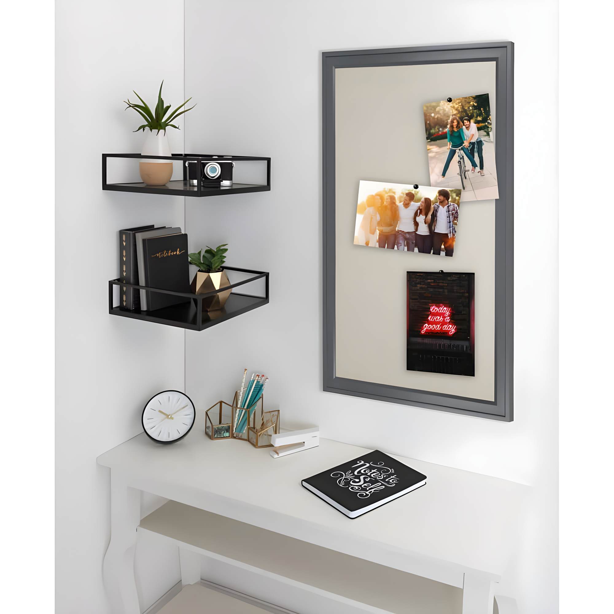 Bosc Fabric Corkboard / Bulletin Board