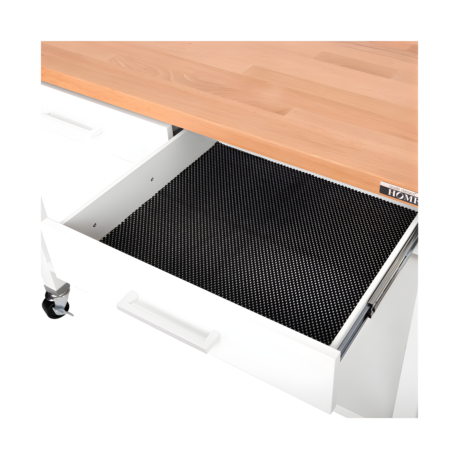 48'' Wide Stainless Steel Kitchen Rolling Cart Island with Solid Wood Top