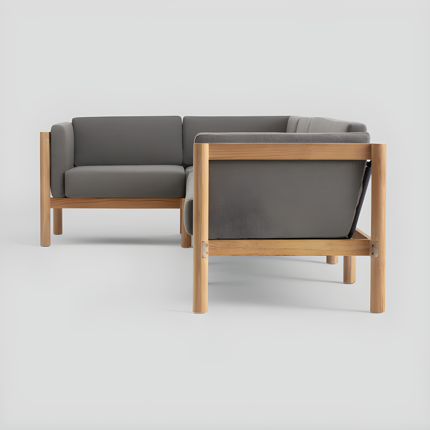 Neighbor ™ Haven Greystone 4-Piece Outdoor Sectional