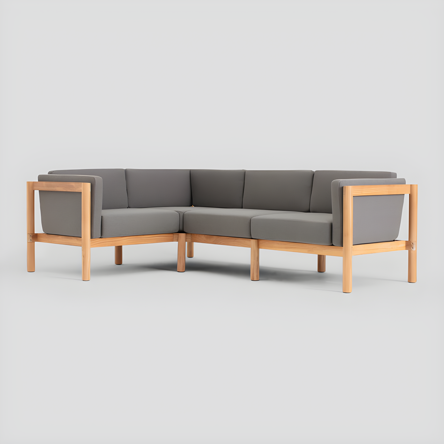 Neighbor ™ Haven Greystone 4-Piece Outdoor Sectional