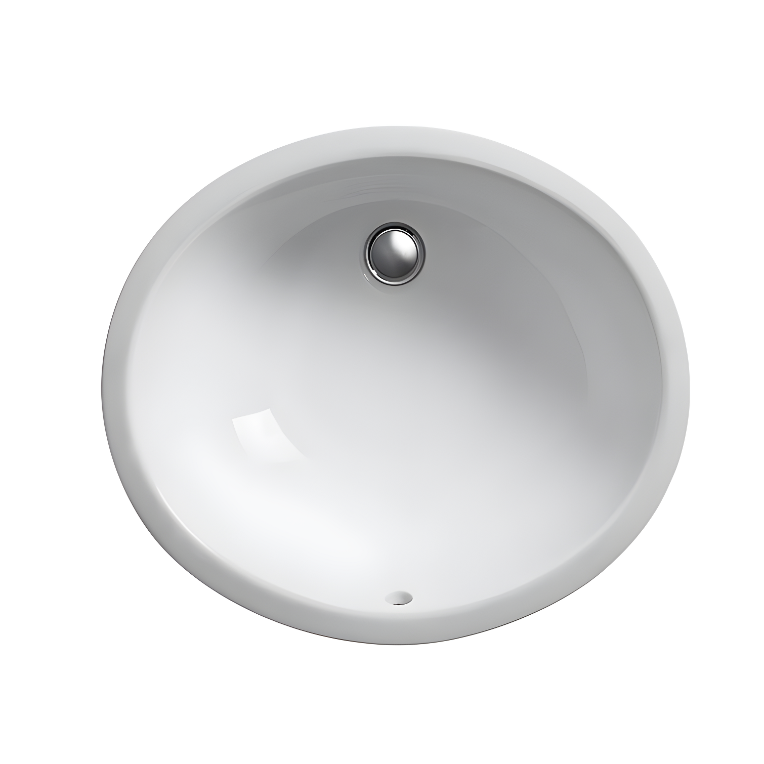Caxton® Vitreous China Oval Undermount Bathroom Sink with Overflow