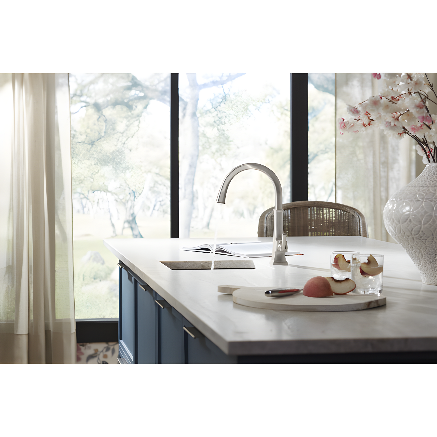 Caxton® Vitreous China Oval Undermount Bathroom Sink with Overflow