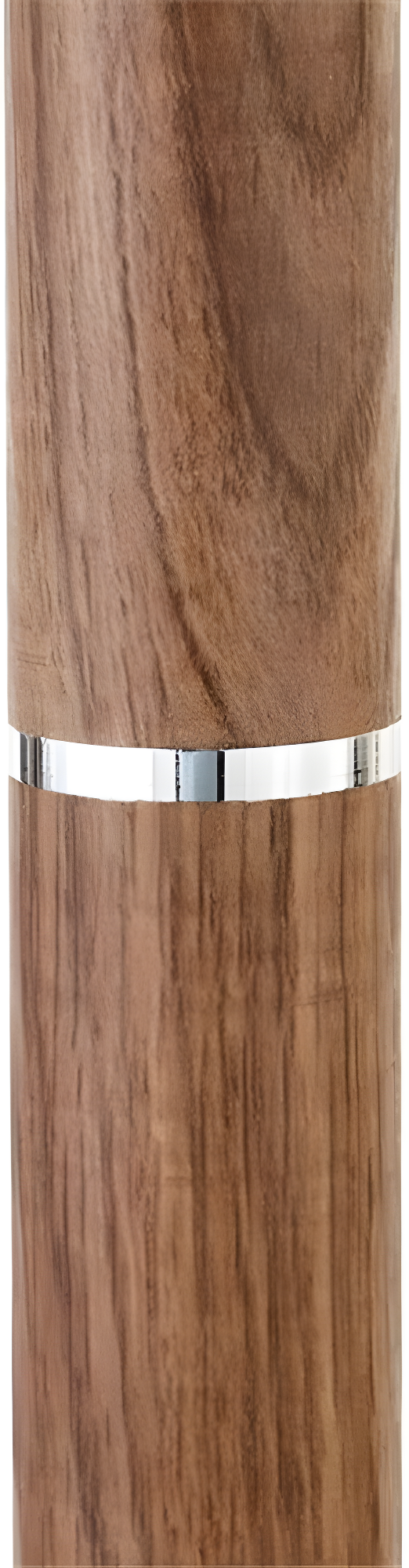 Evelyn&Zoe Simone 2-Light Floor Lamp with Fabric Shade, Rustic Oak/Polished Nickel/White