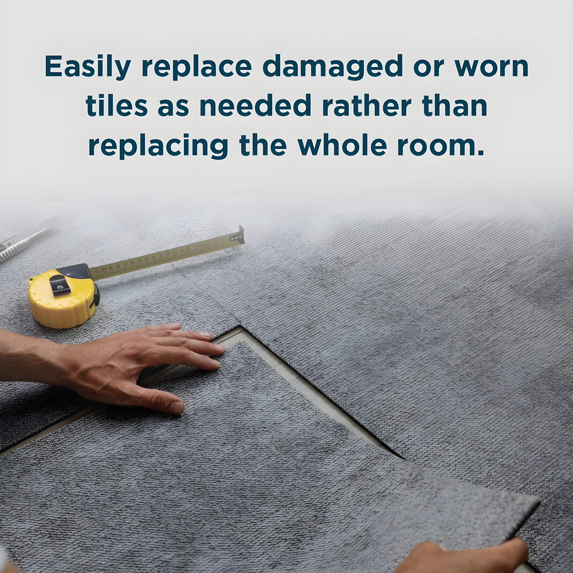 Shaw Apollo 24-in x 24-in Multi-Level Loop Adhesive Carpet Tile (48-sq ft)