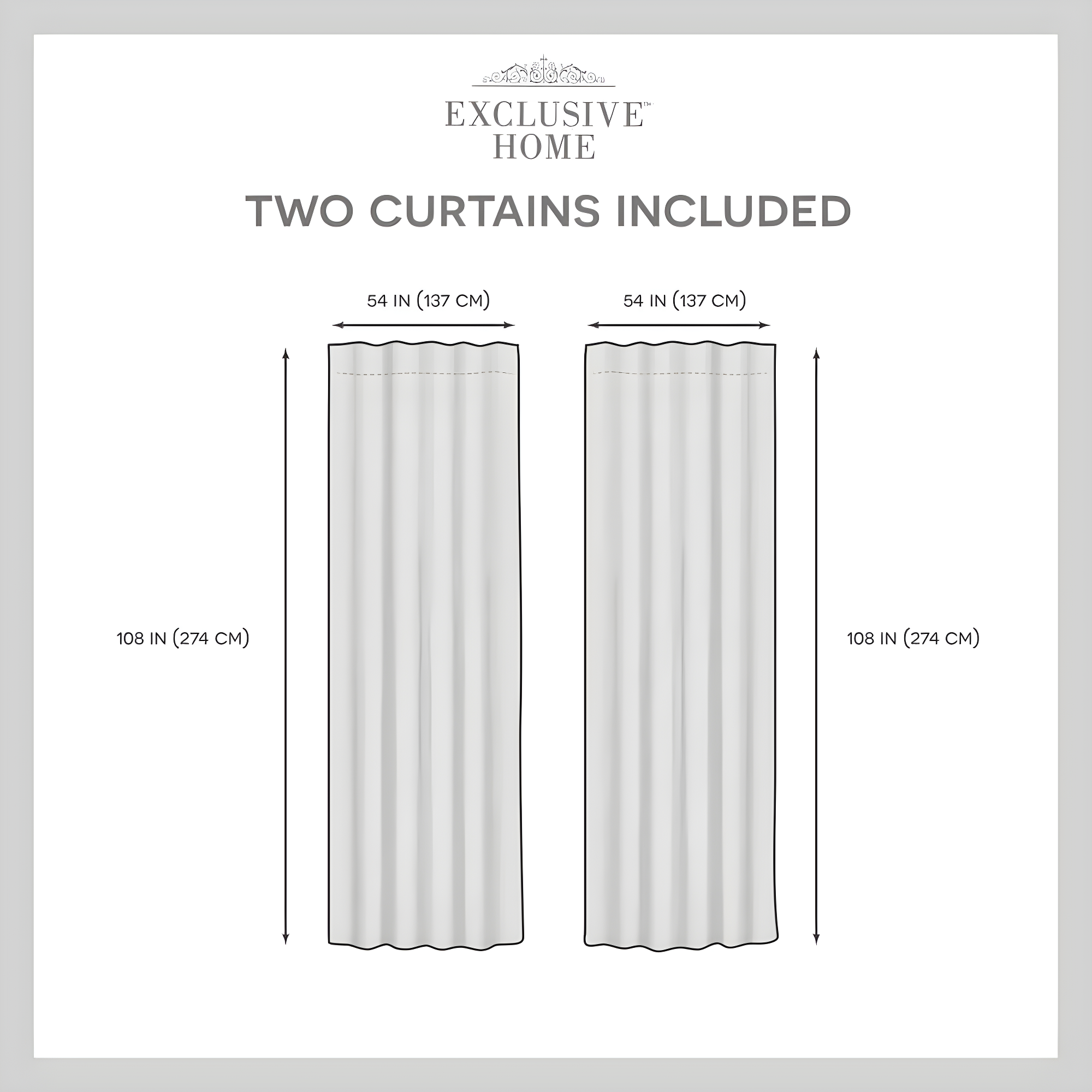 Amalgamated Textiles Darma Synthetic Sheer Curtain Pair