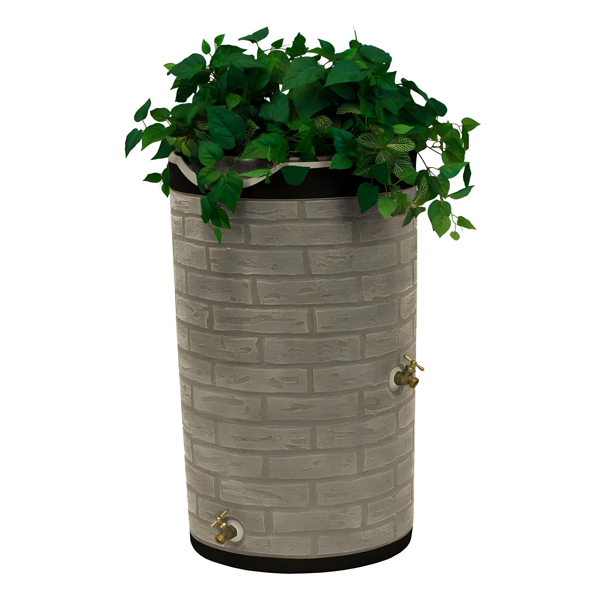 Good Ideas Good Ideas 50 Gallons Plastic Drainable Planter Rain Barrel