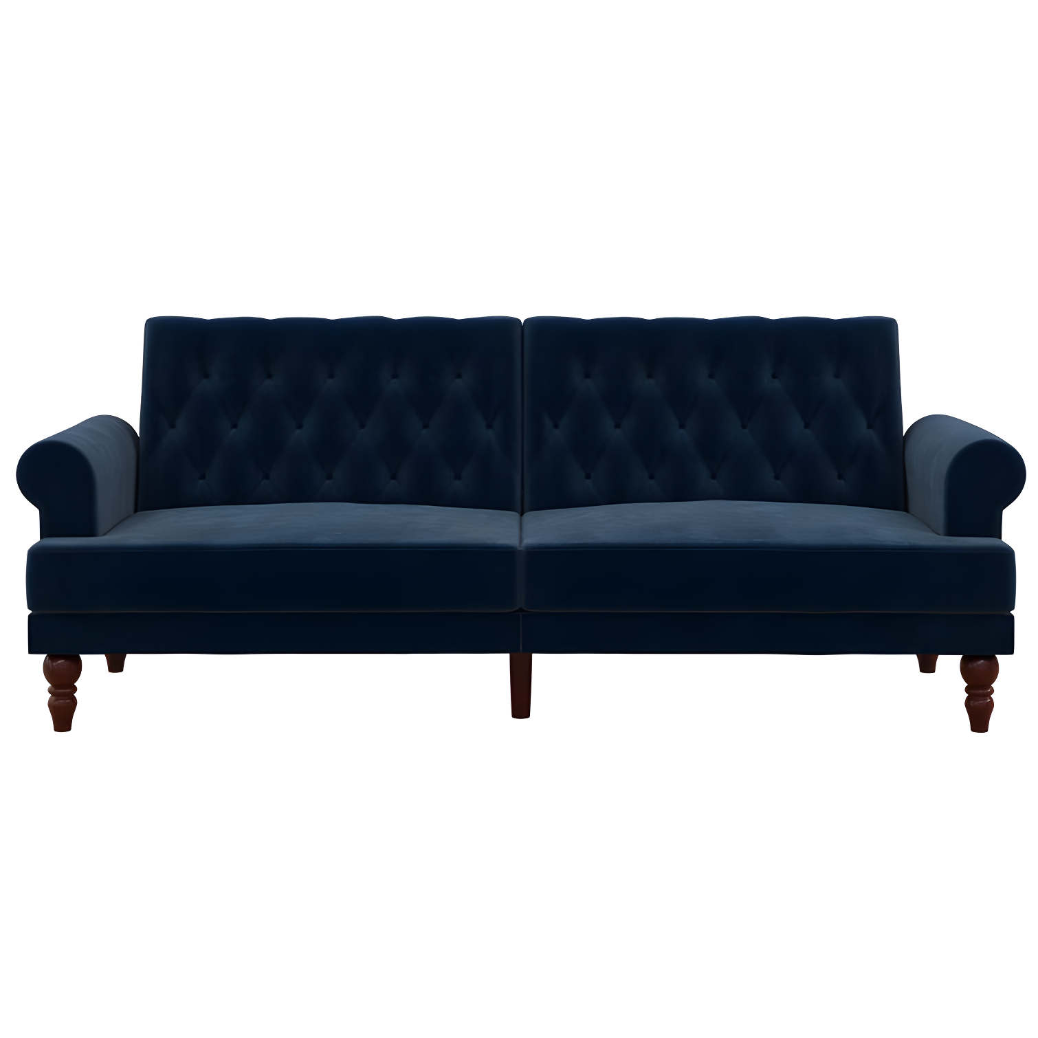 Cassidy Twin 83.5'' Velvet Tufted Convertible Sofa