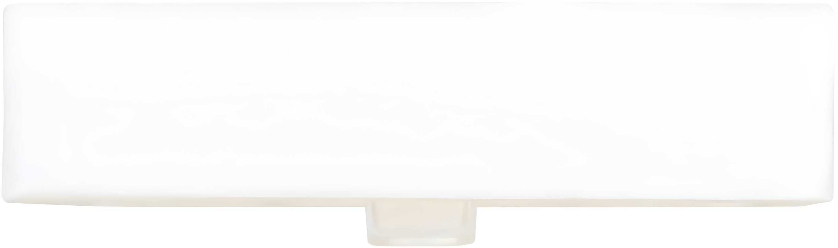 Hibiscus Rectangular Fireclay Vessel Sink Single Hole