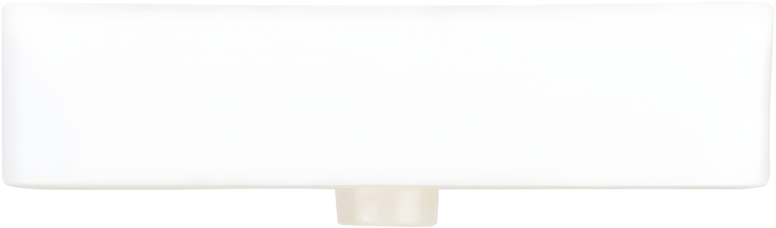 Hibiscus Rectangular Fireclay Vessel Sink Single Hole