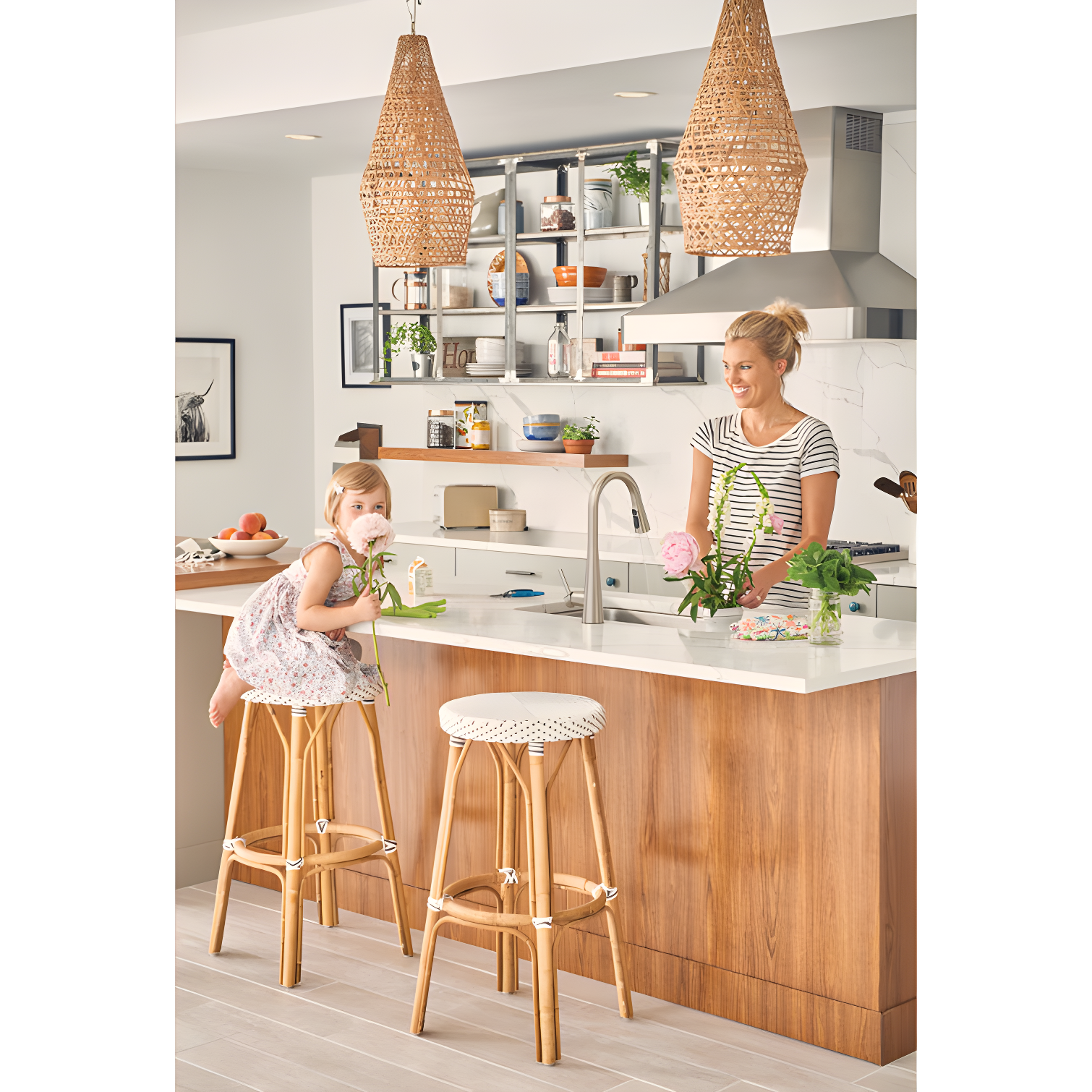Moen Sleek Pull Down Single Handle Kitchen Faucet with Power Boost Technology and Duralock