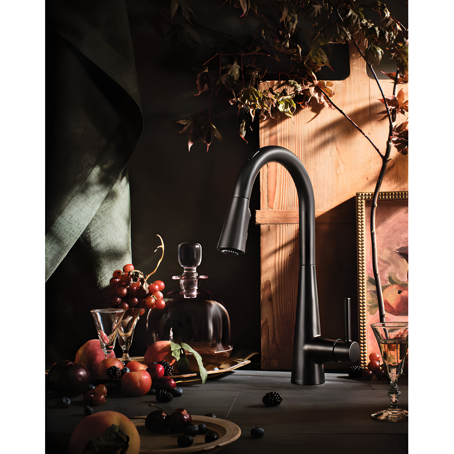 Moen Sleek Pull Down Single Handle Kitchen Faucet with Power Boost Technology and Duralock