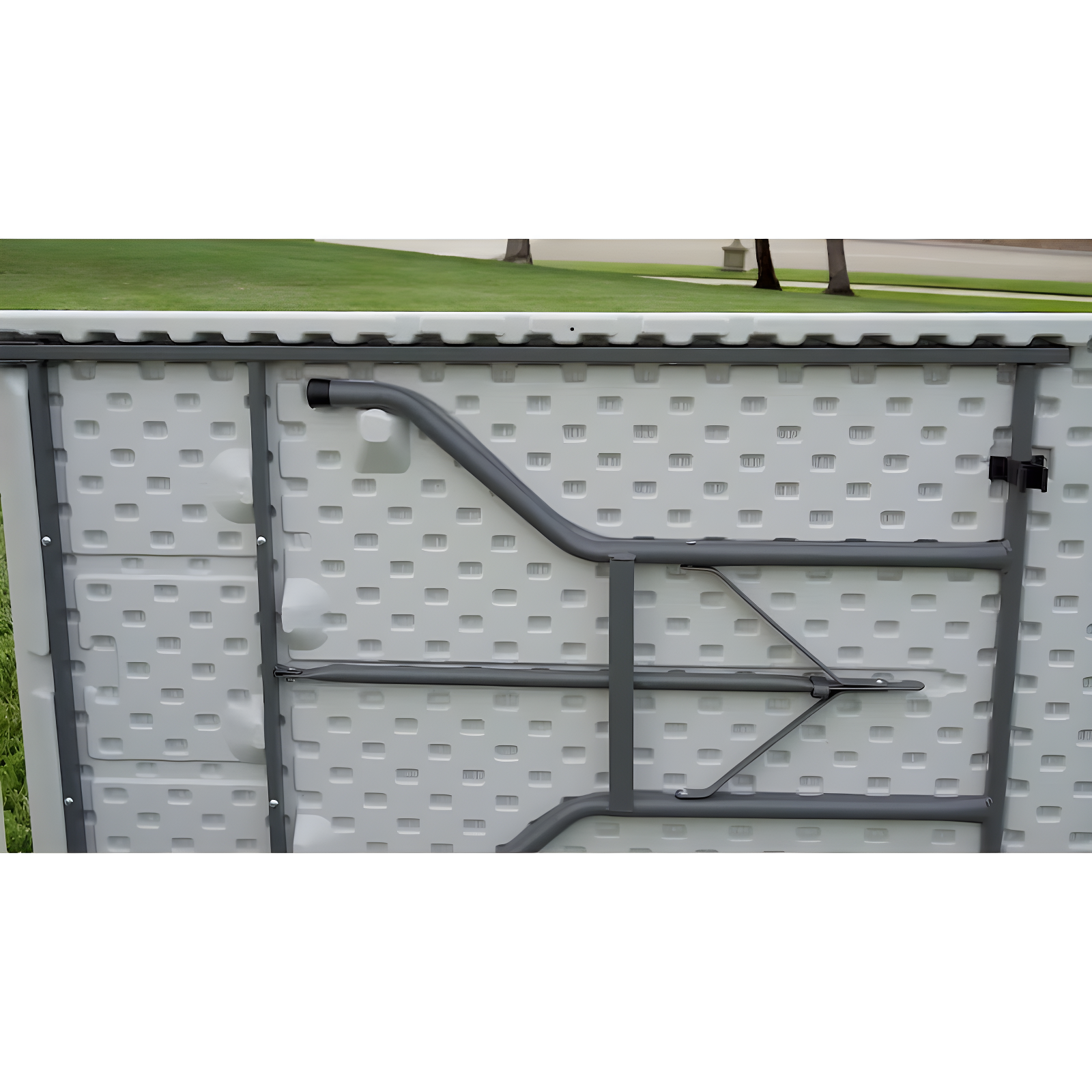 Best Choice Products Plastic Folding Table, Indoor Outdoor Heavy Duty Portable w/ Handle, Lock for Picnic