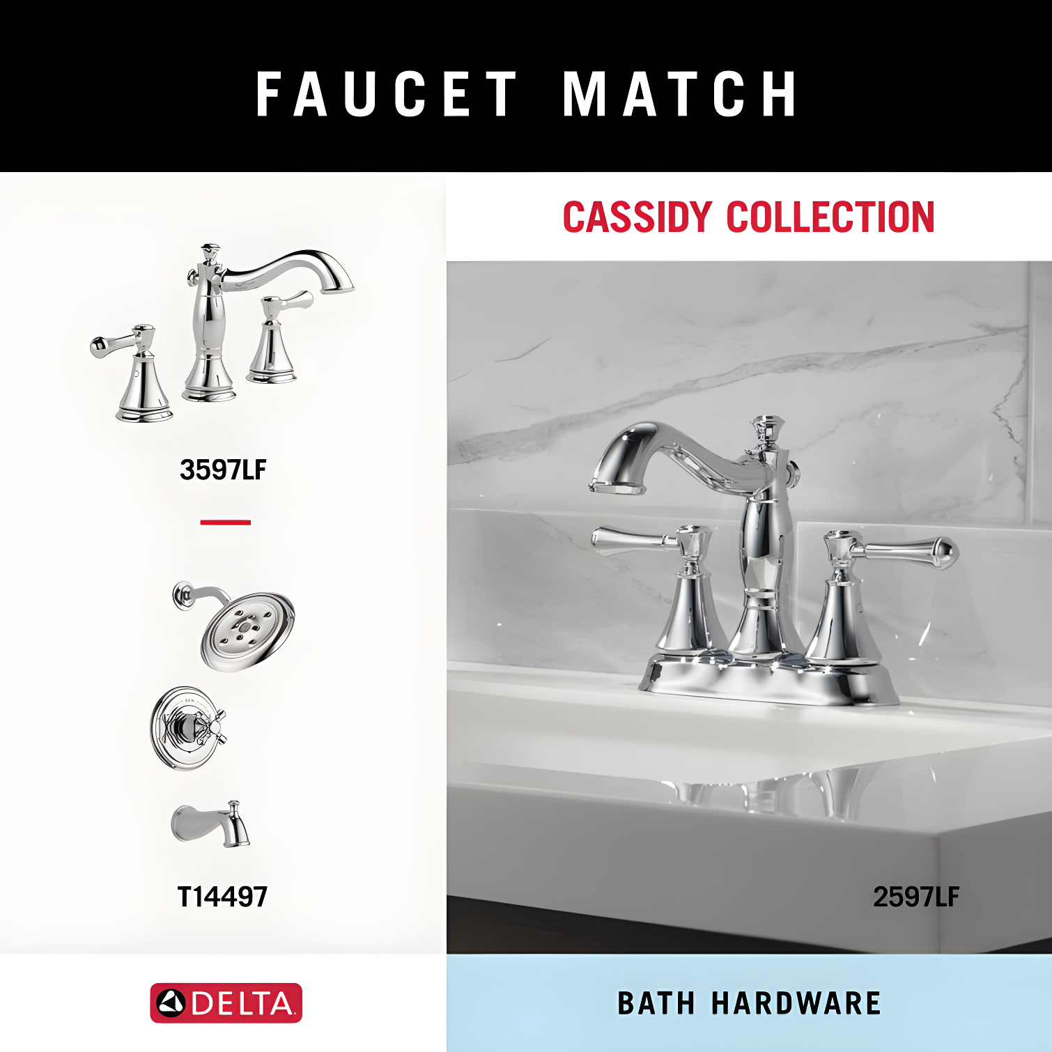 Delta Cassidy 18 in. Glass Shelf with Towel Bar