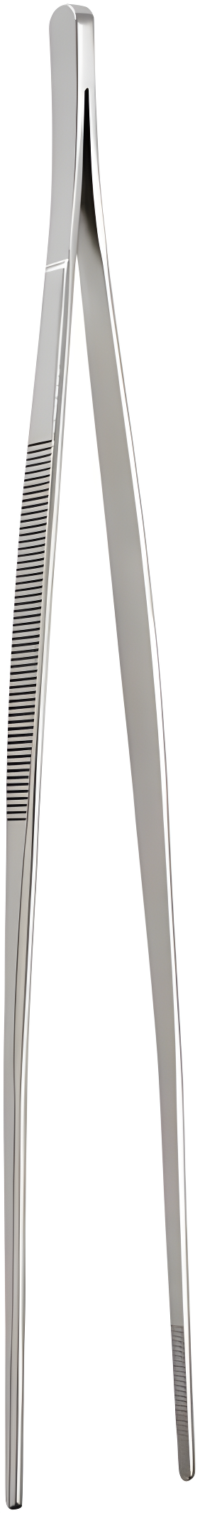 Cutlery-Pro Straight Culinary Precision Tong, Cat Cora Approved, Stainless Steel