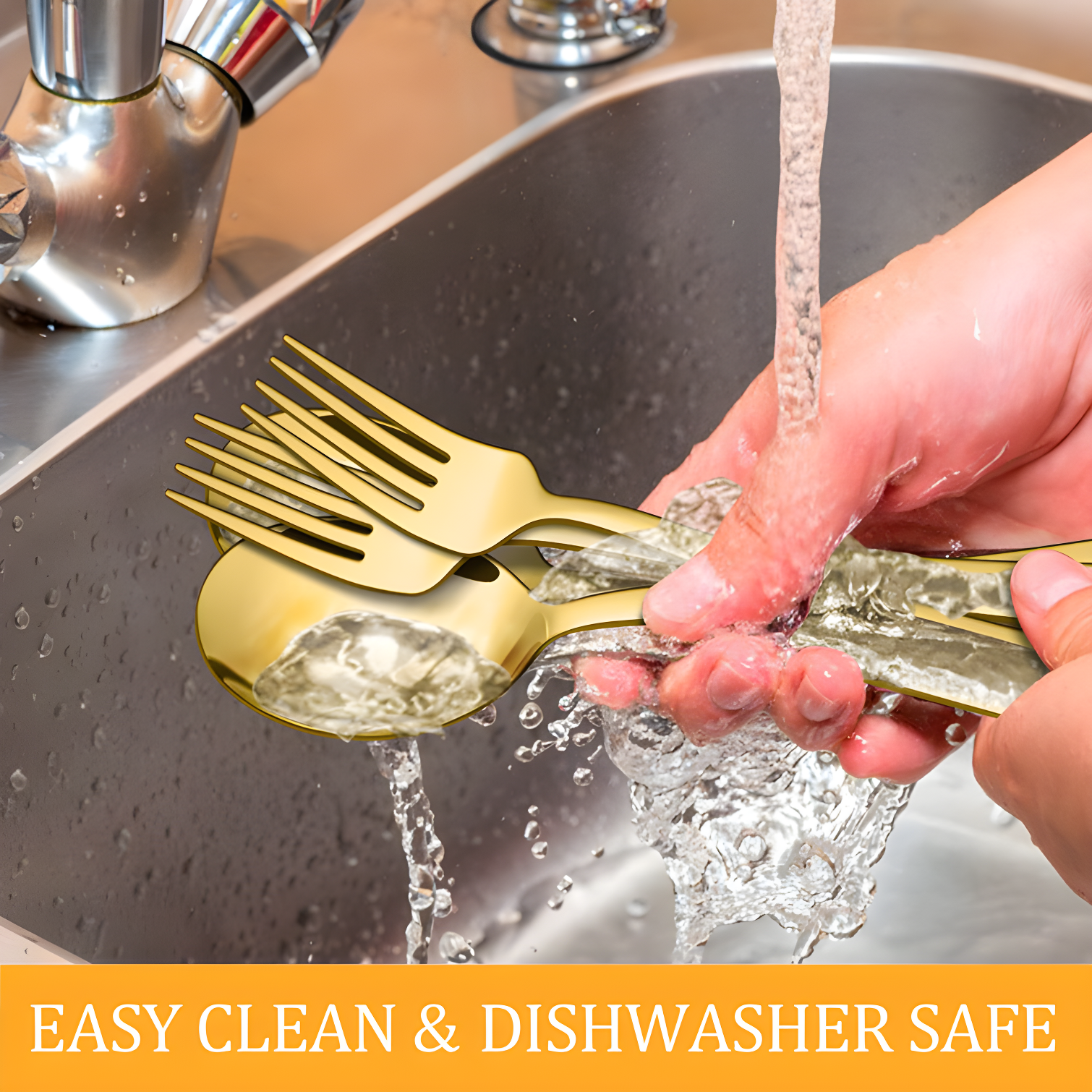 8-Piece Stainless Steel Serving Utensils Set - Includes Spoons, Forks, Tongs, Ideal For Weddings, Buffets, And Daily Use (Set of 8)