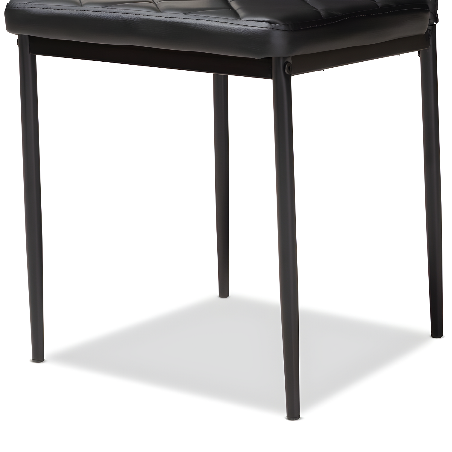 Dalisa 18.11'' H Tufted Faux Leather Upholstered Parsons Chair