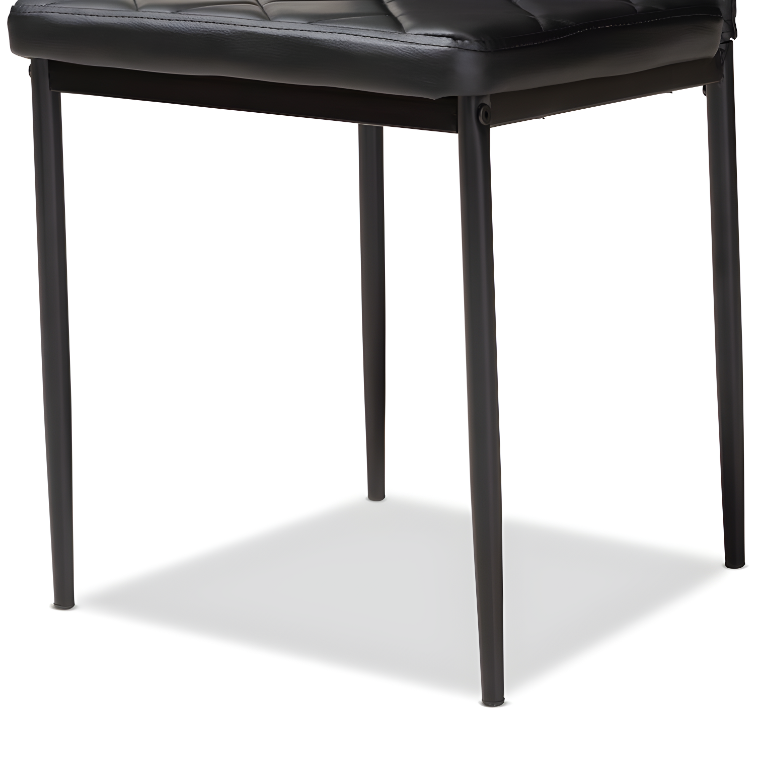 Dalisa 18.11'' H Tufted Faux Leather Upholstered Parsons Chair