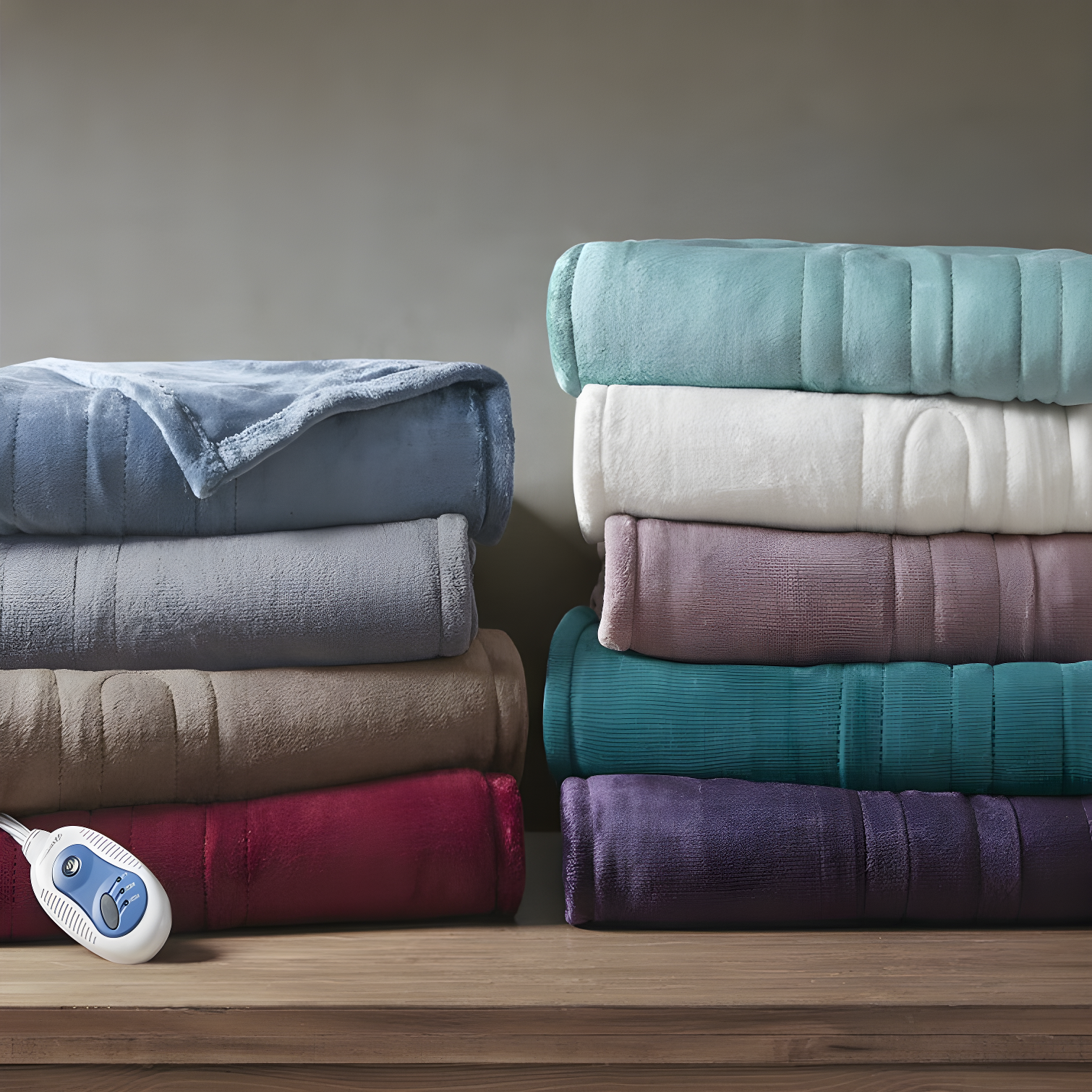 Beautyrest Heated Plush Oversized Throw