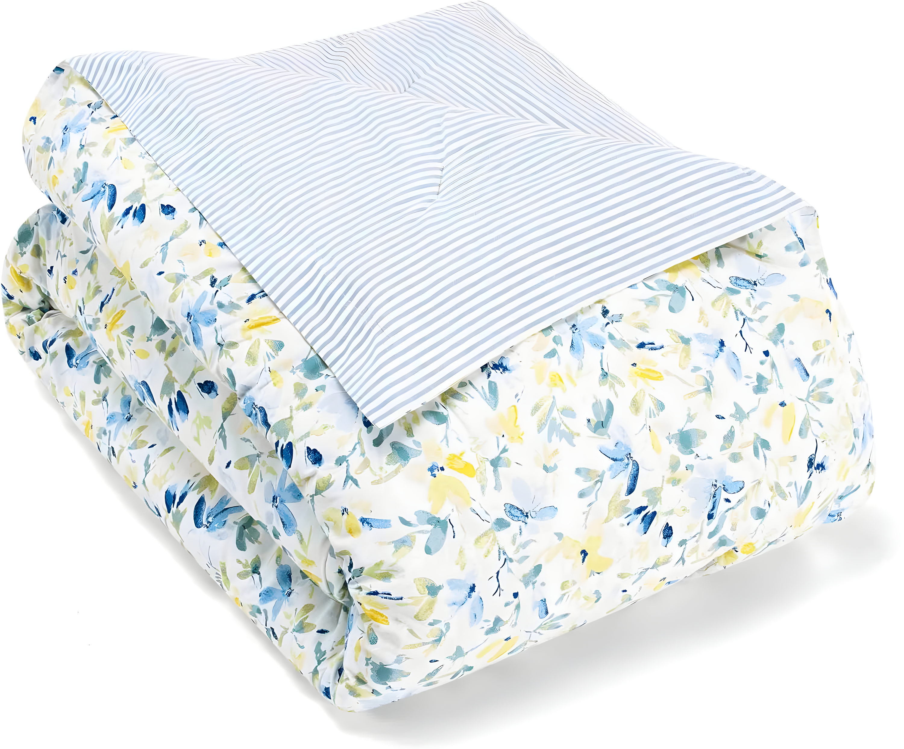 Laura Ashley Nora Blue Cotton Comforter Bonus Set