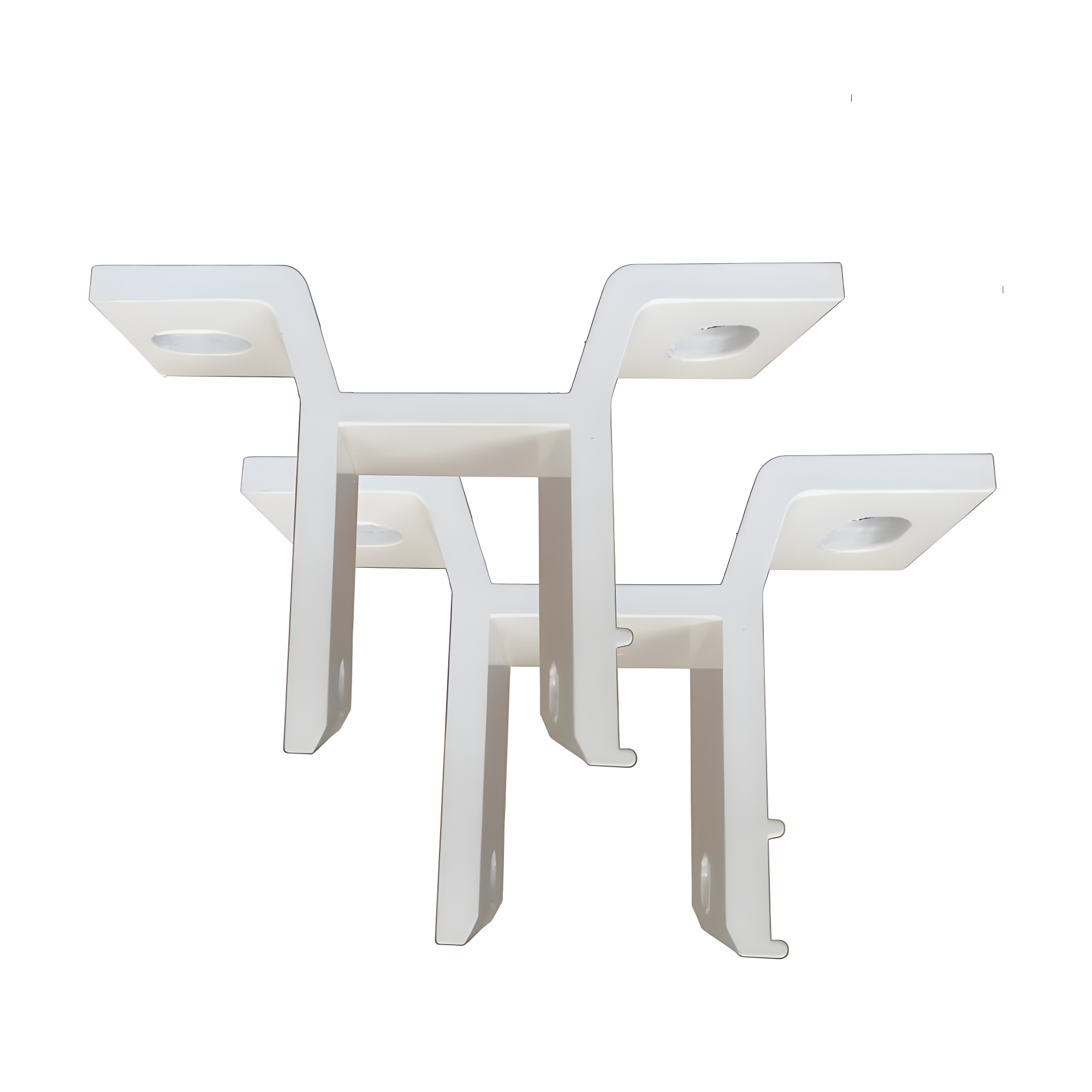 ALEKO White Metal Wall Mounting Bracket for Awning (Set of 2)