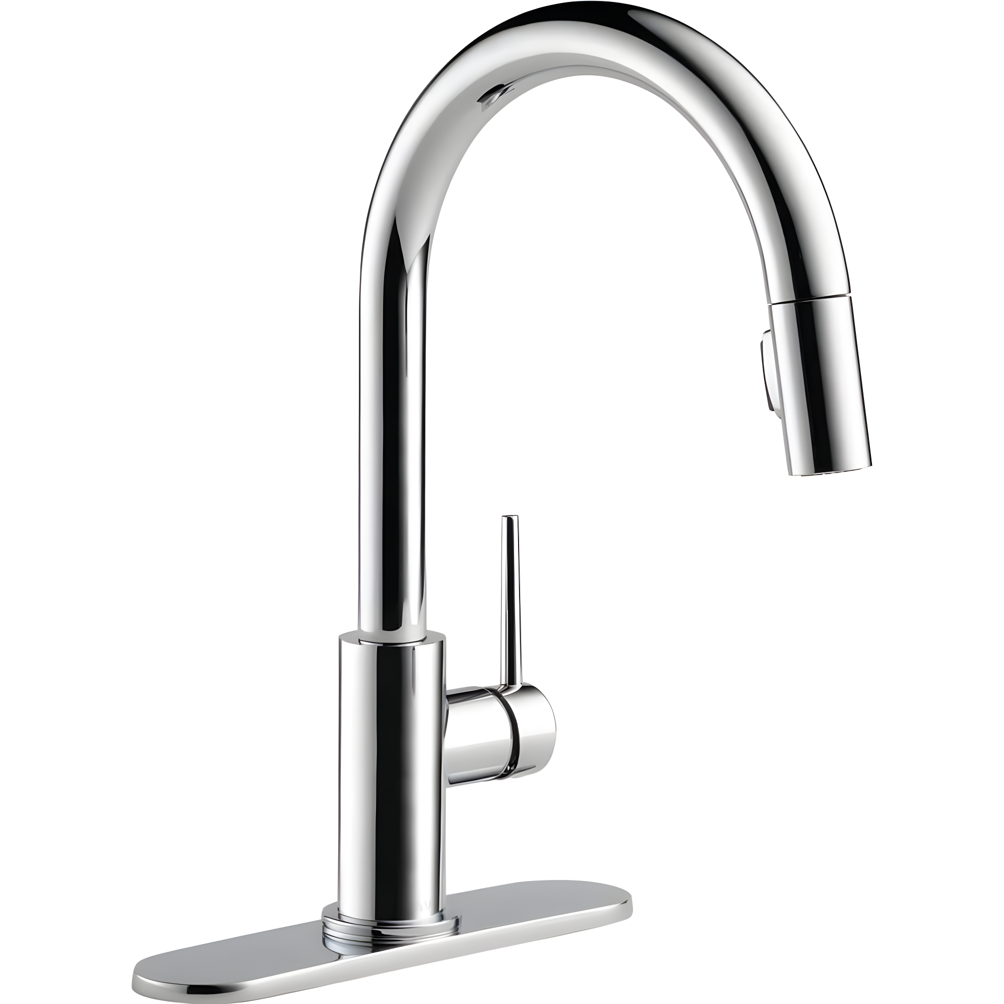 Trinsic Pull Down Sprayer Kitchen Sink Faucet, Single Handle Kitchen Faucet