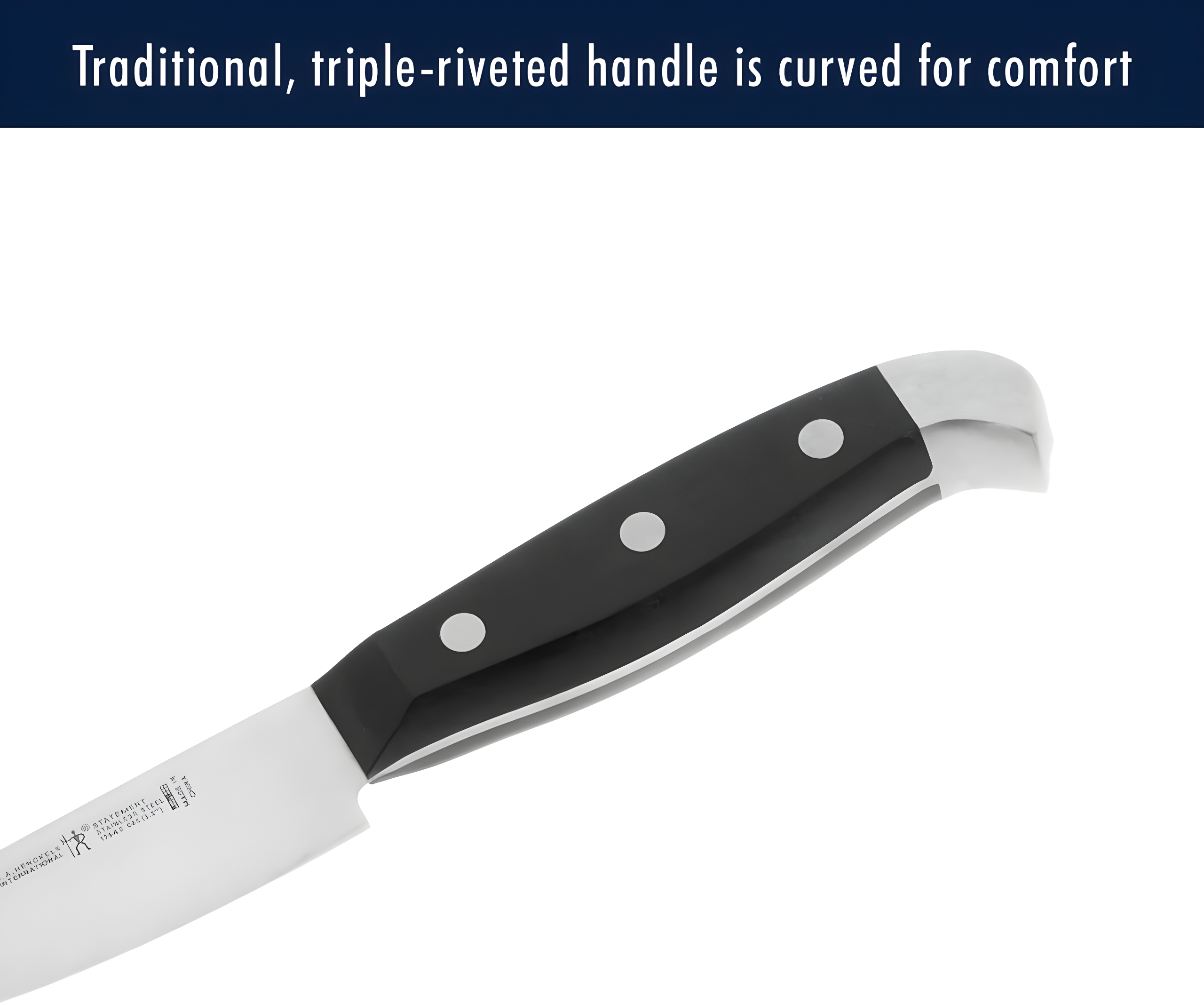 Henckels Statement Self-Sharpening Knife Set with Block, Chef Knife, Paring Knife, Bread Knife, Steak Knife, 14-piece, Dark Brown, Stainless Steel