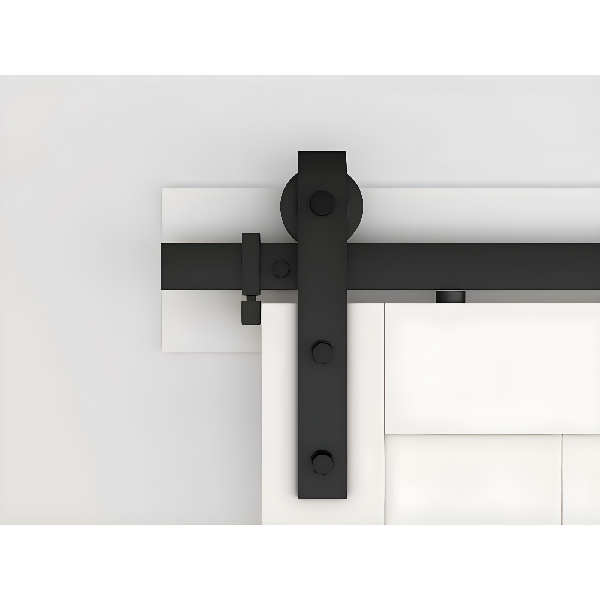 National Hardware Standard Single Barn Door Hardware Kit