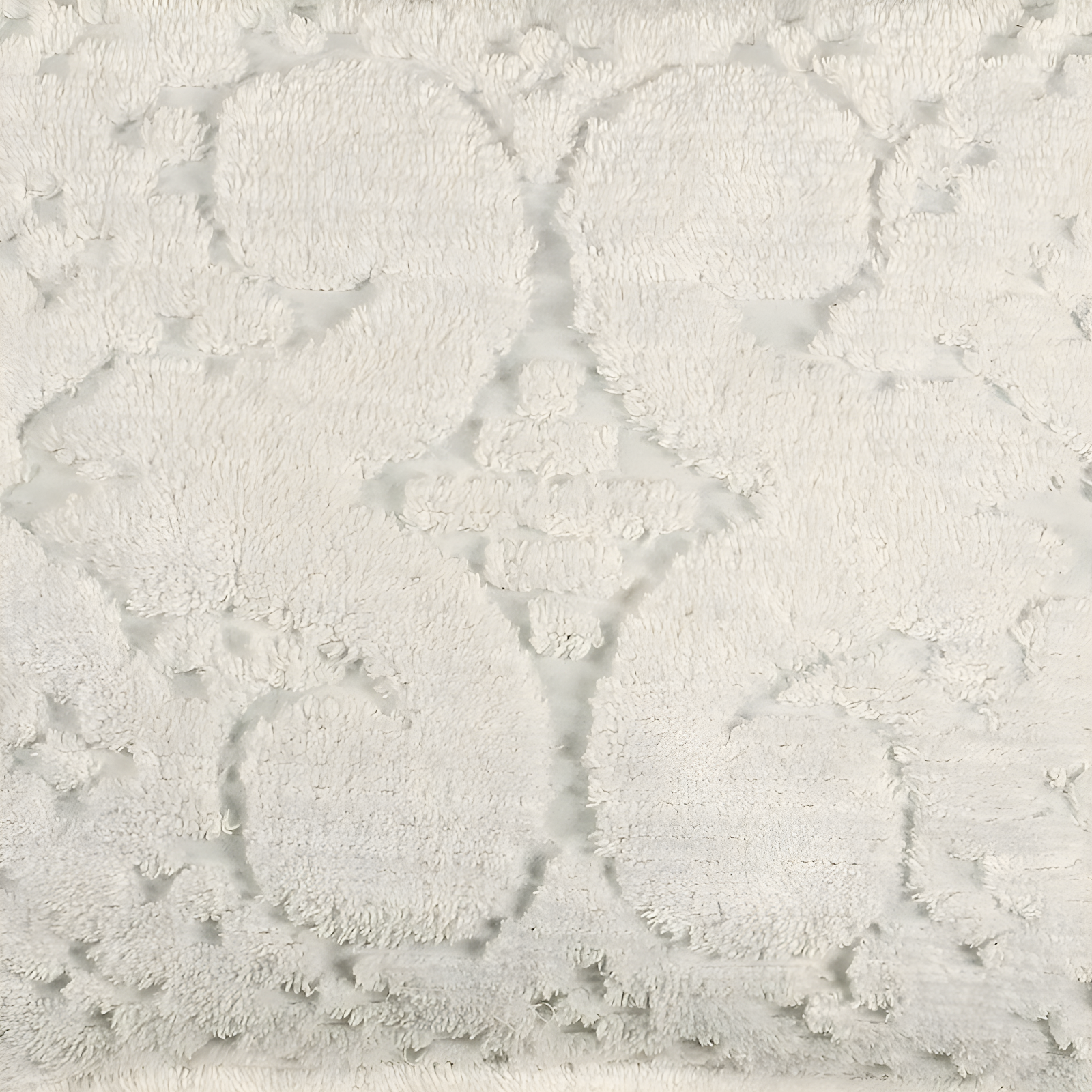 Better Trends Ashton – Luxurious 100% Cotton Tufted Euro Sham in Medallion Design, Super Soft & Lightweight, 26” x 26”, Ivory