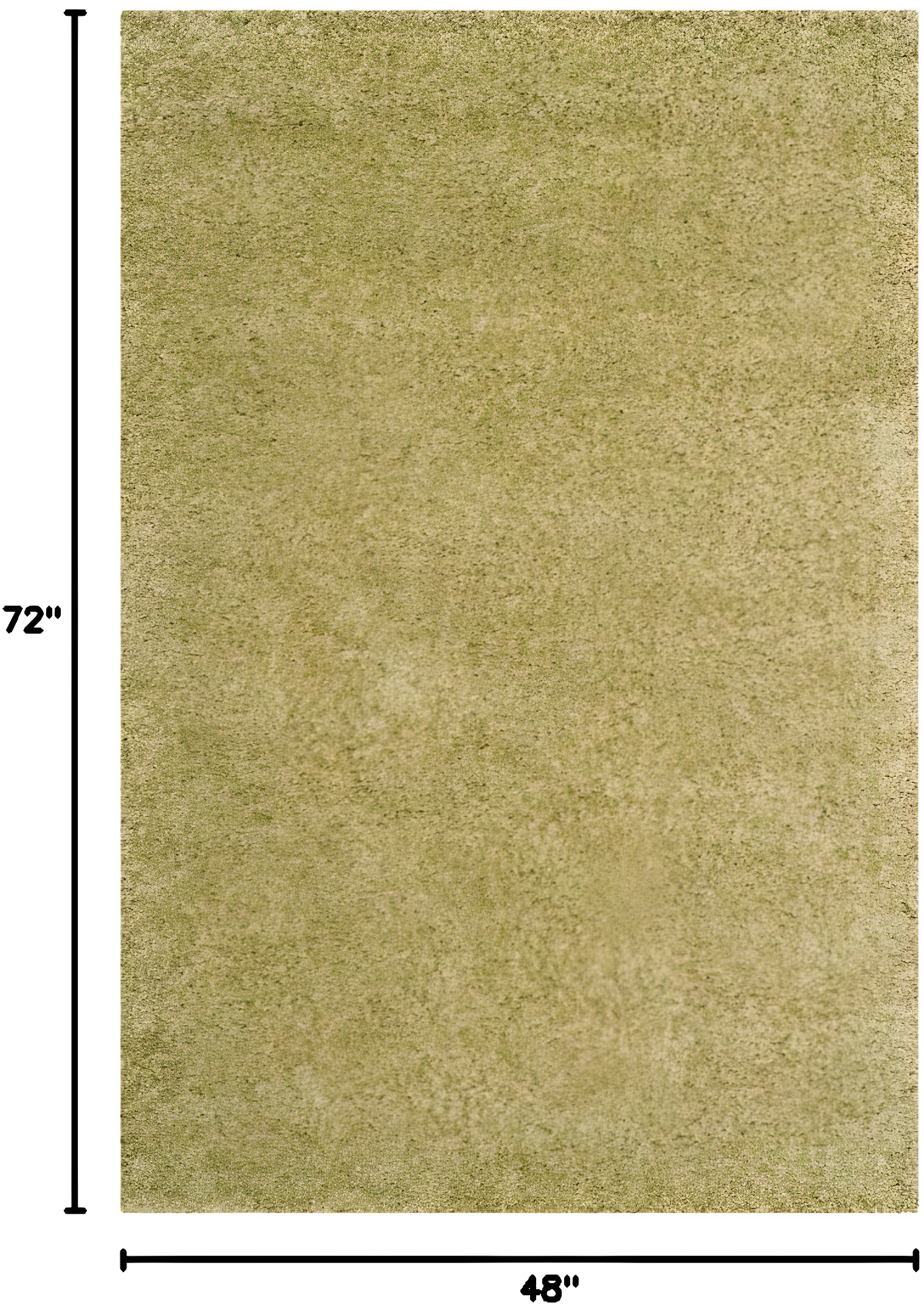 California Shag SG151 Power Loomed Indoor Accent Rug - Green - 4'x6' - Safavieh