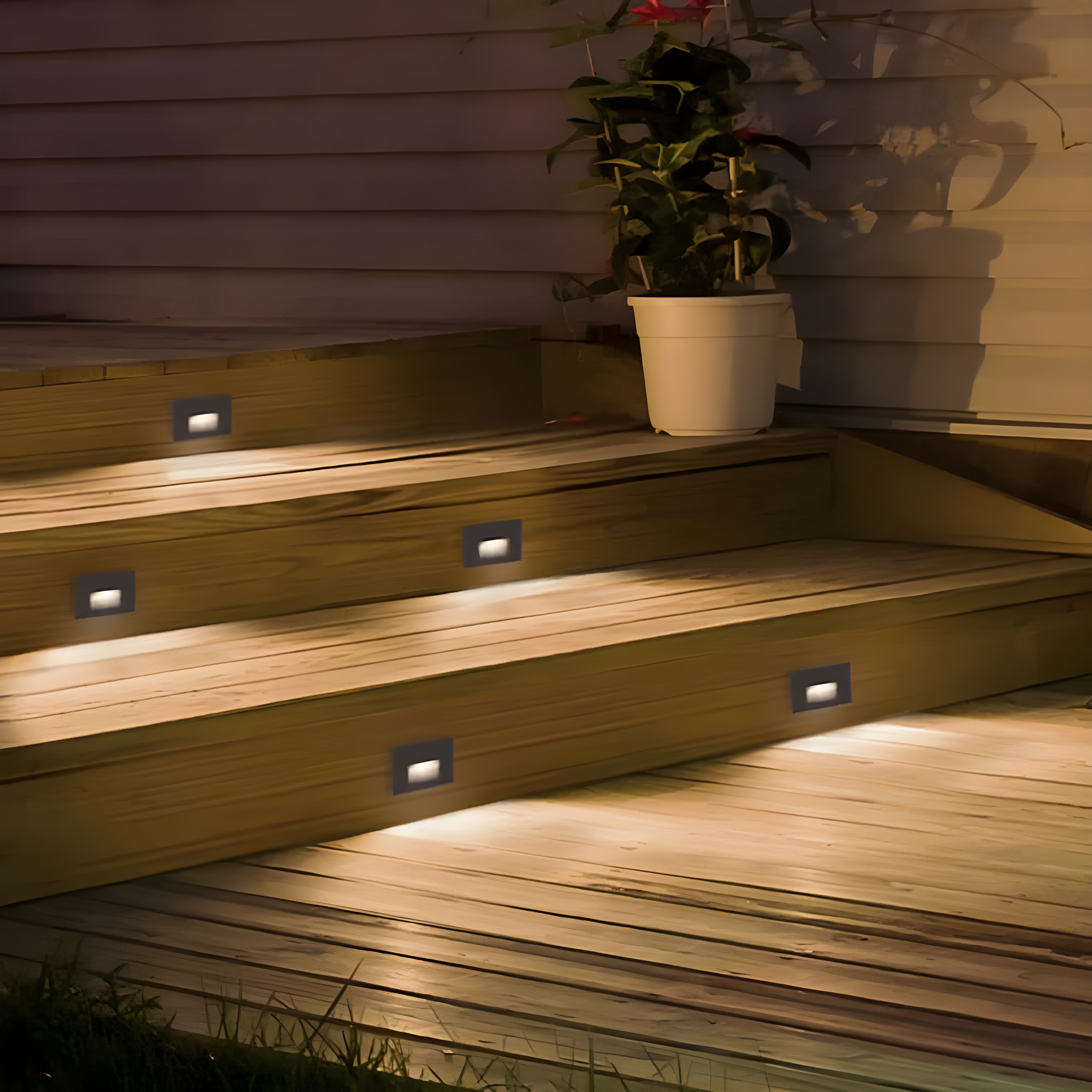 LEDme 120V Integrated LED Horizontal Step and Wall Light