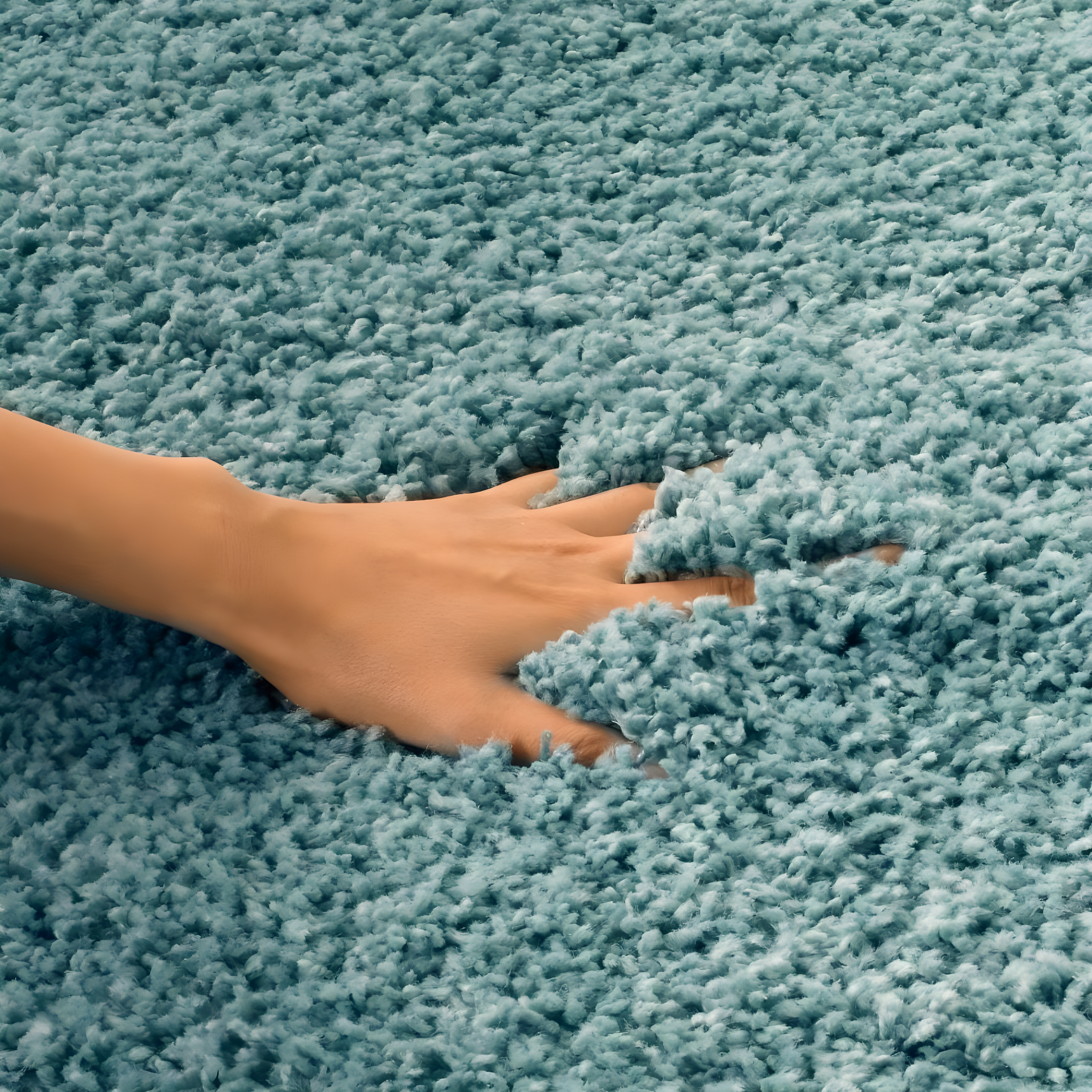 Shag SG151 Power Loomed Indoor Accent Rug - Light Blue - 2'3"x5' - Safavieh.